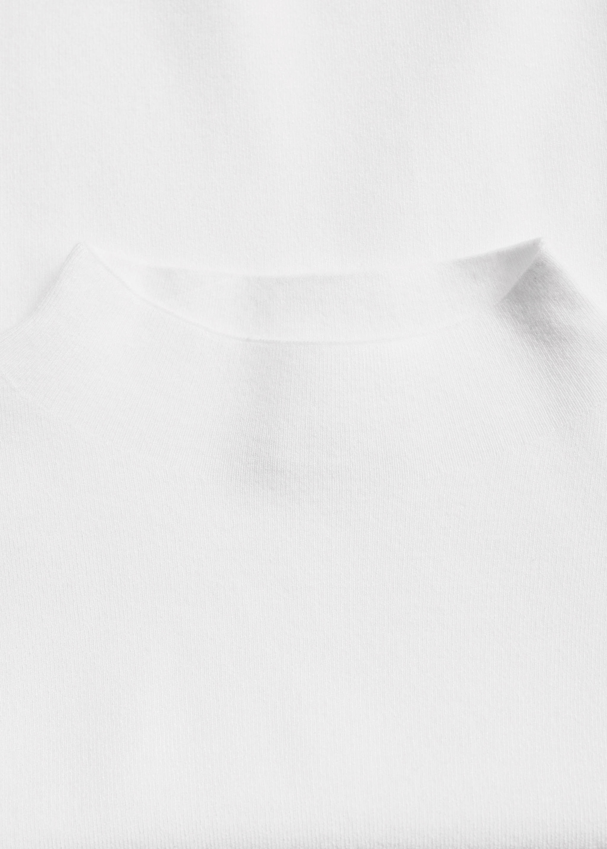 Knitted sweater with perkins neck - Details of the article 8