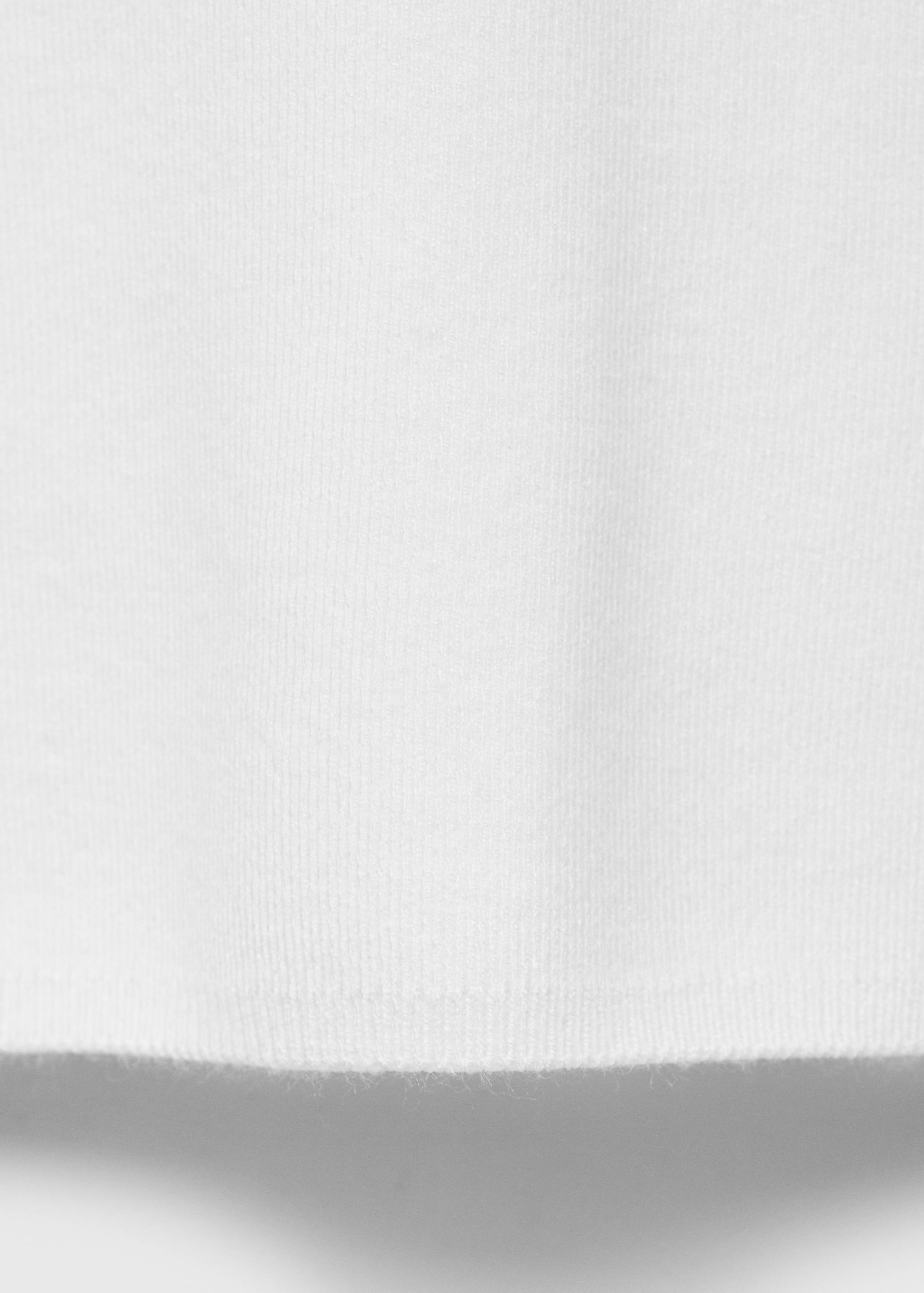 Knitted sweater with perkins neck - Details of the article 0