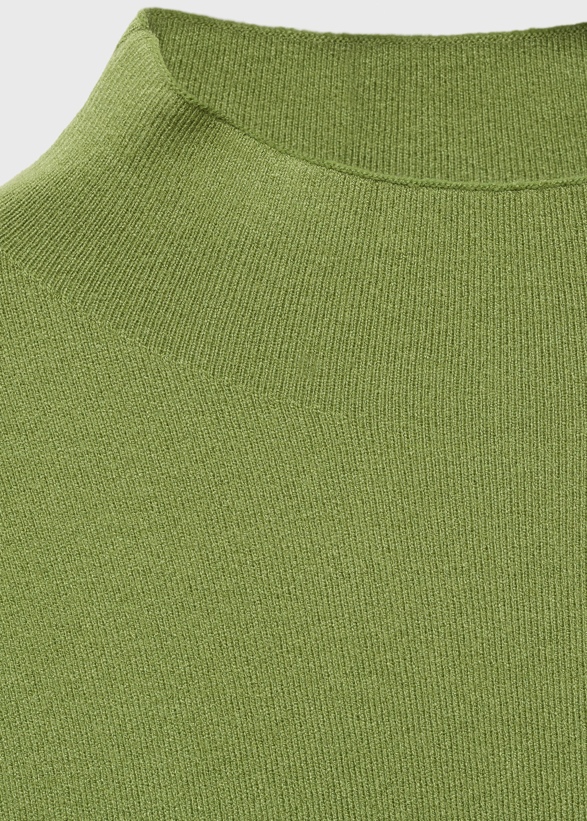 Knitted sweater with perkins neck - Details of the article 8