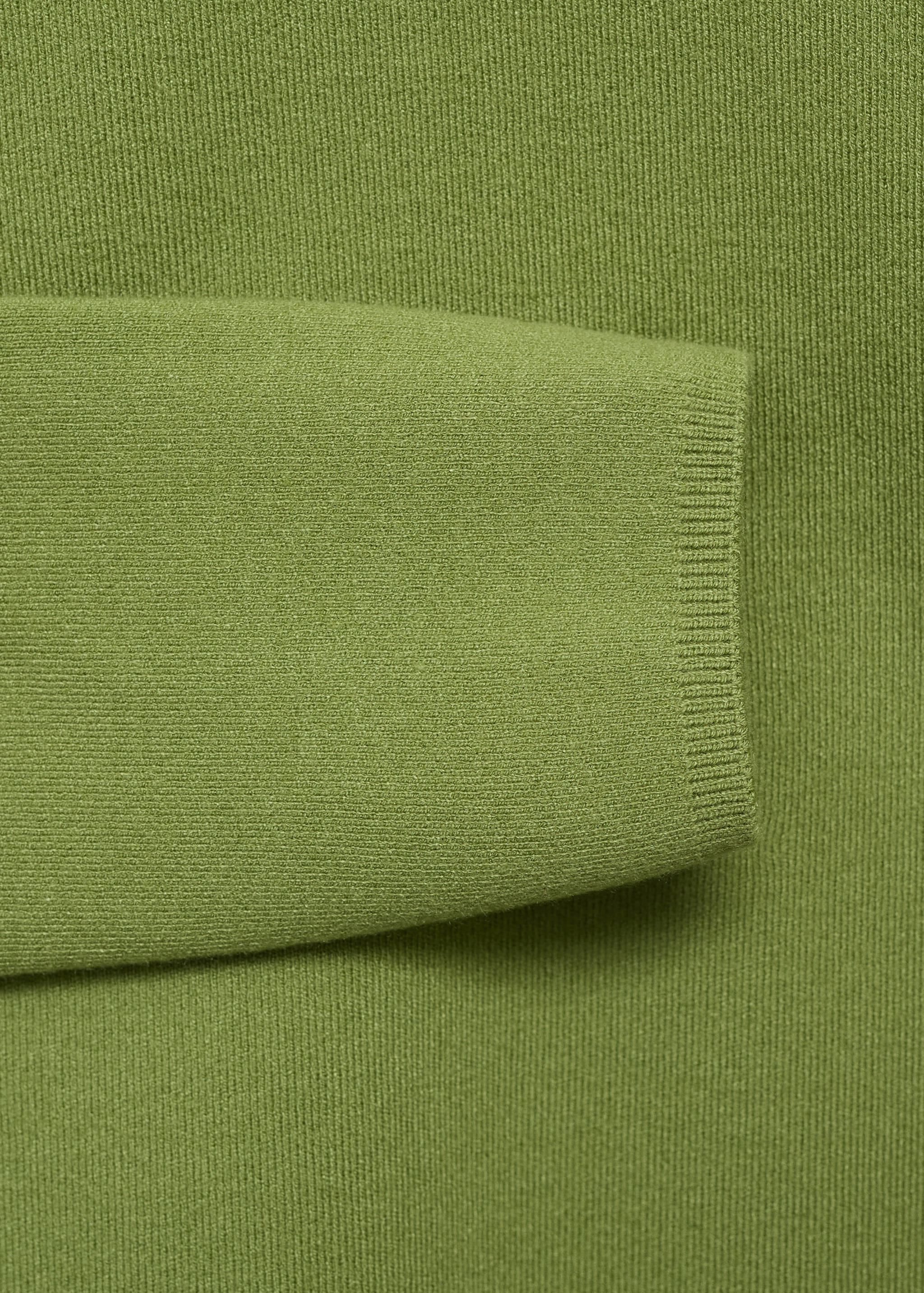 Knitted sweater with perkins neck - Details of the article 0