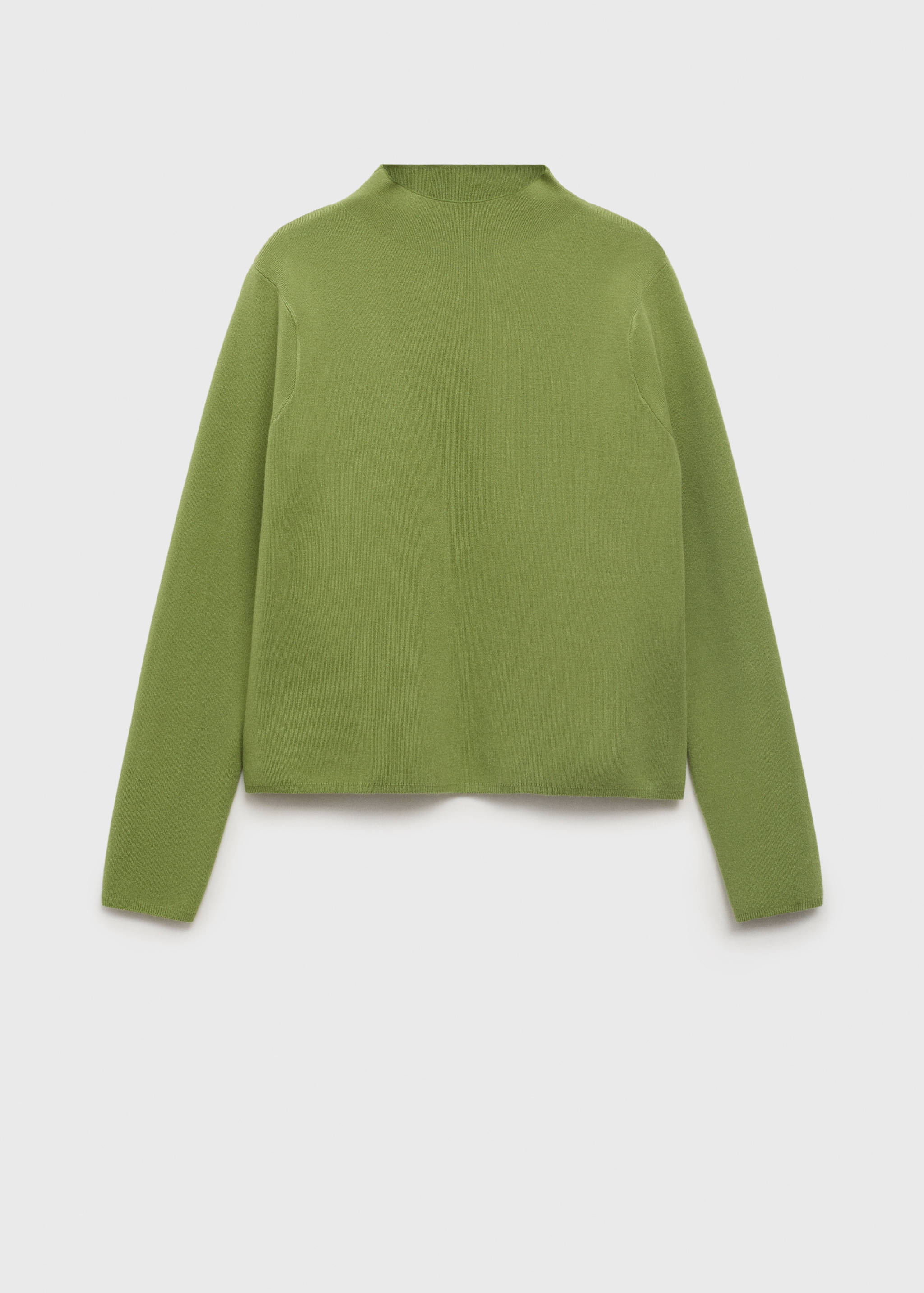 Knitted sweater with perkins neck - Article without model