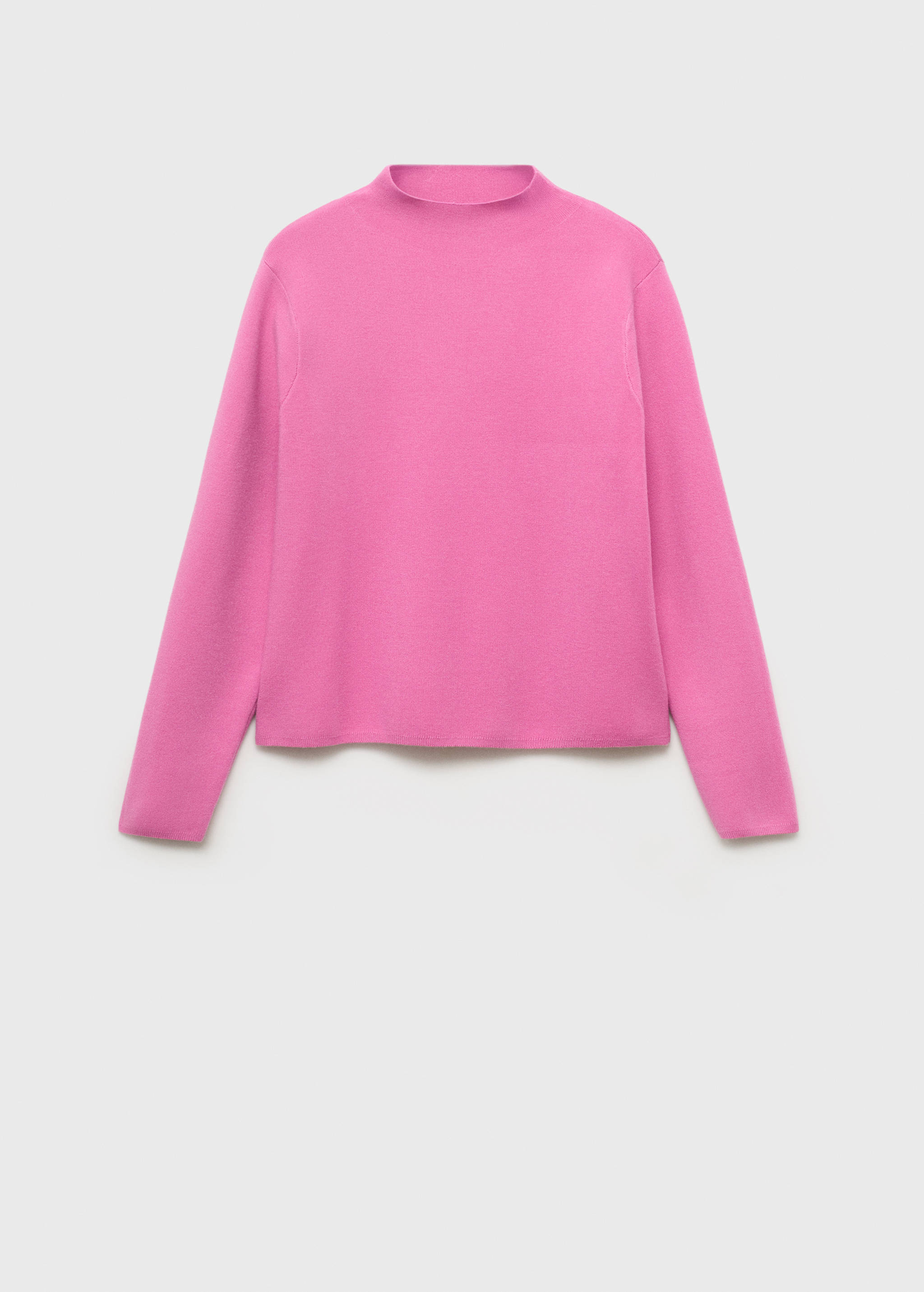 Knitted sweater with perkins neck - Article without model