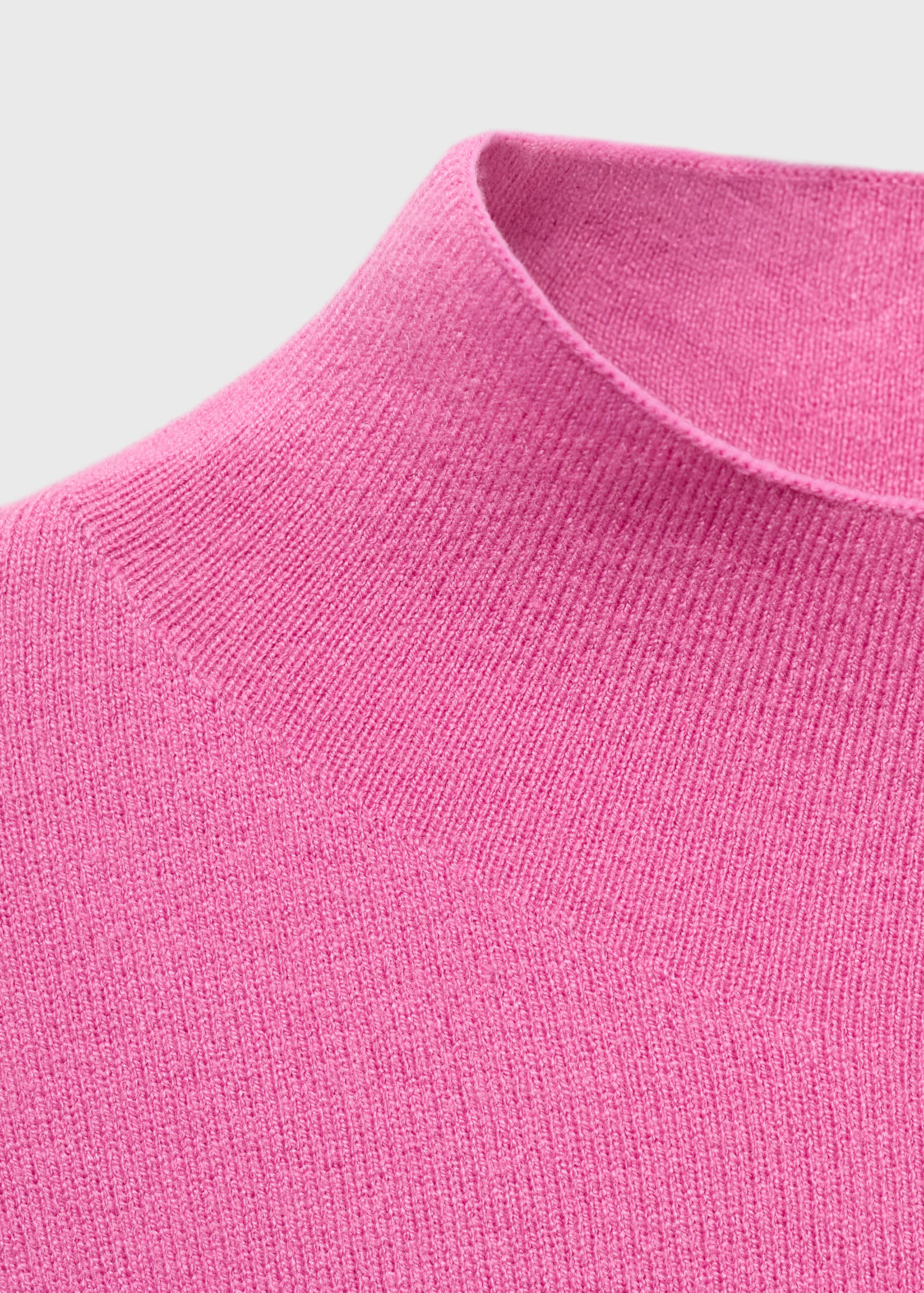 Knitted sweater with perkins neck - Details of the article 8