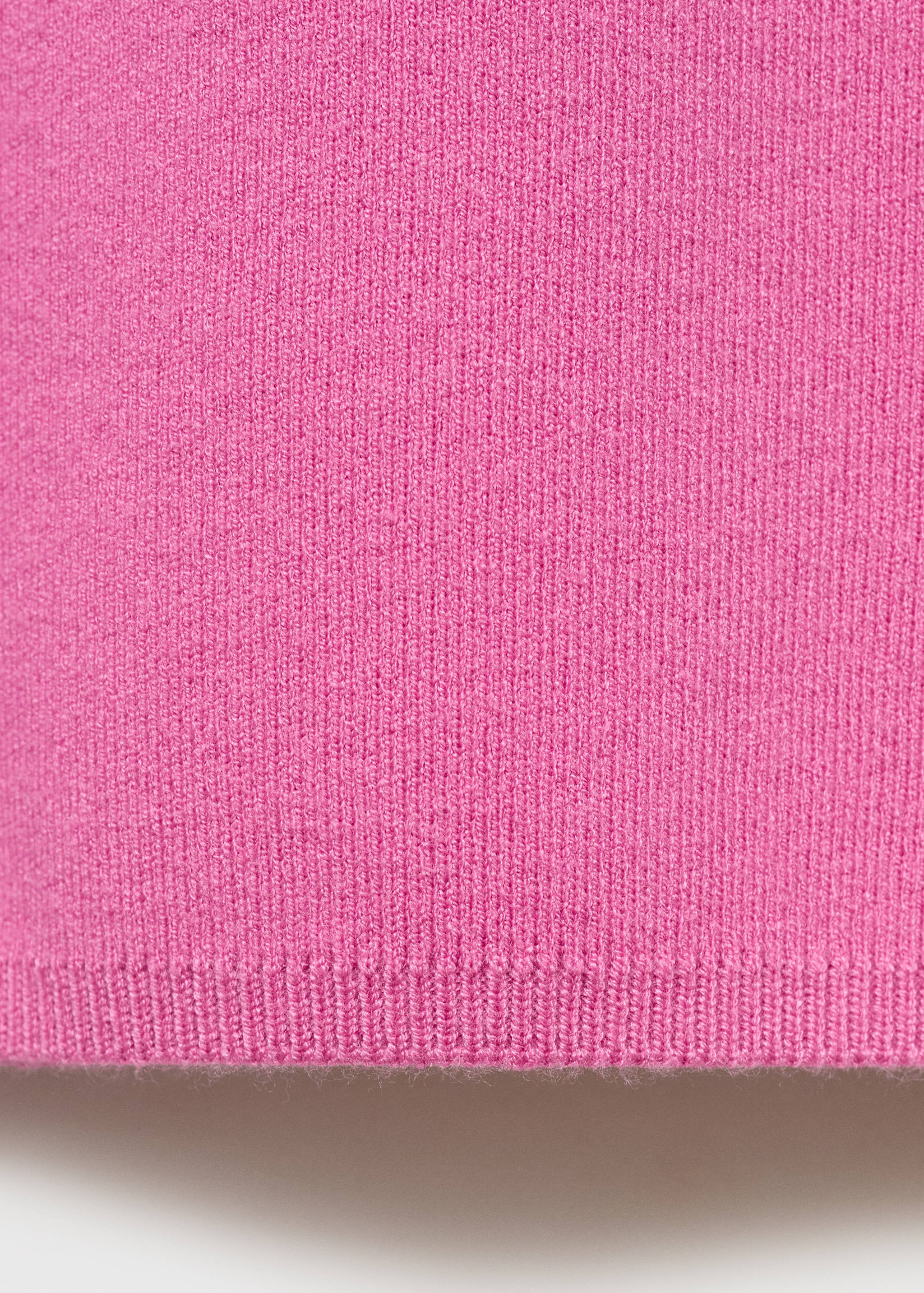 Knitted sweater with perkins neck - Details of the article 0