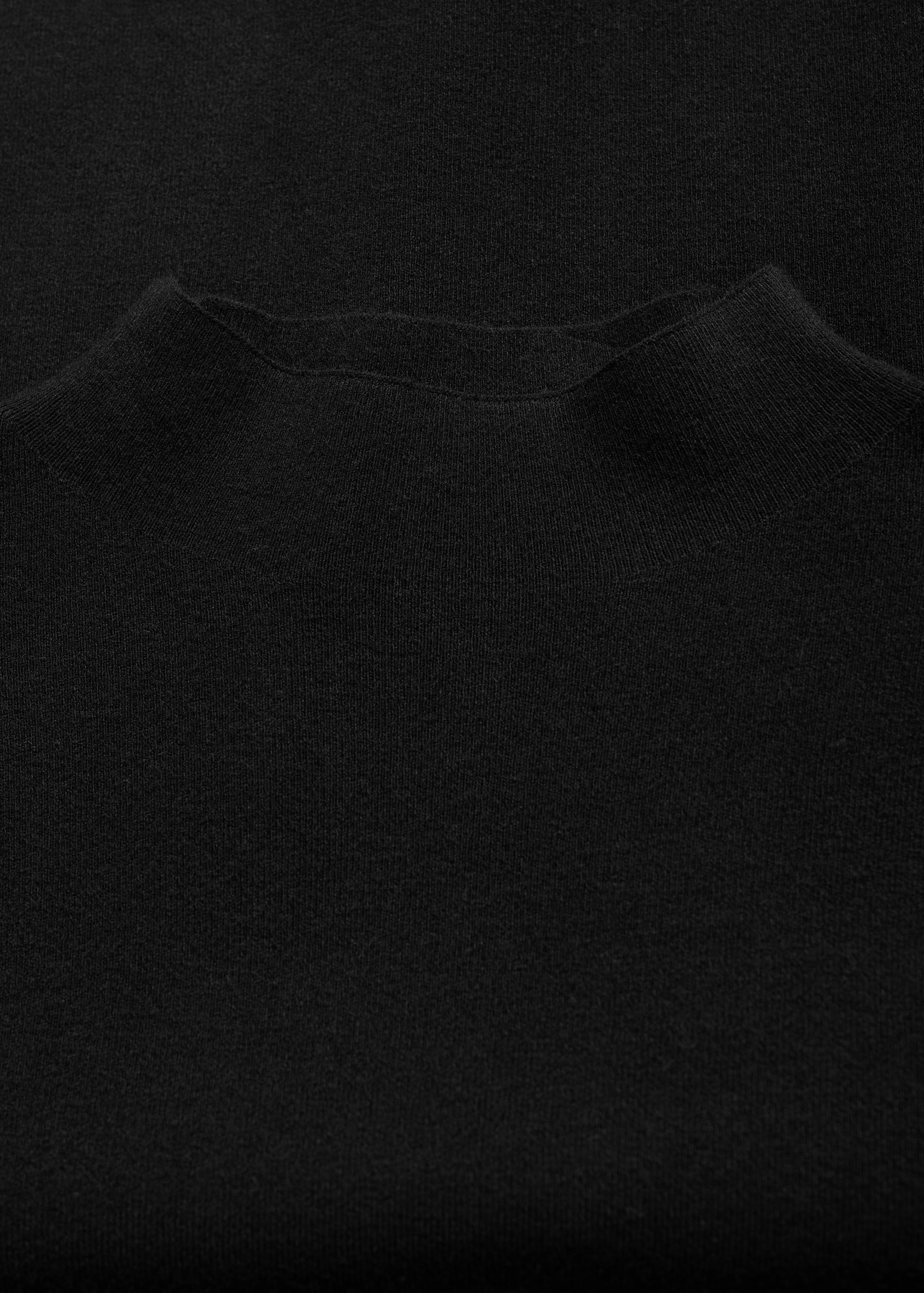 Knitted sweater with perkins neck - Details of the article 8