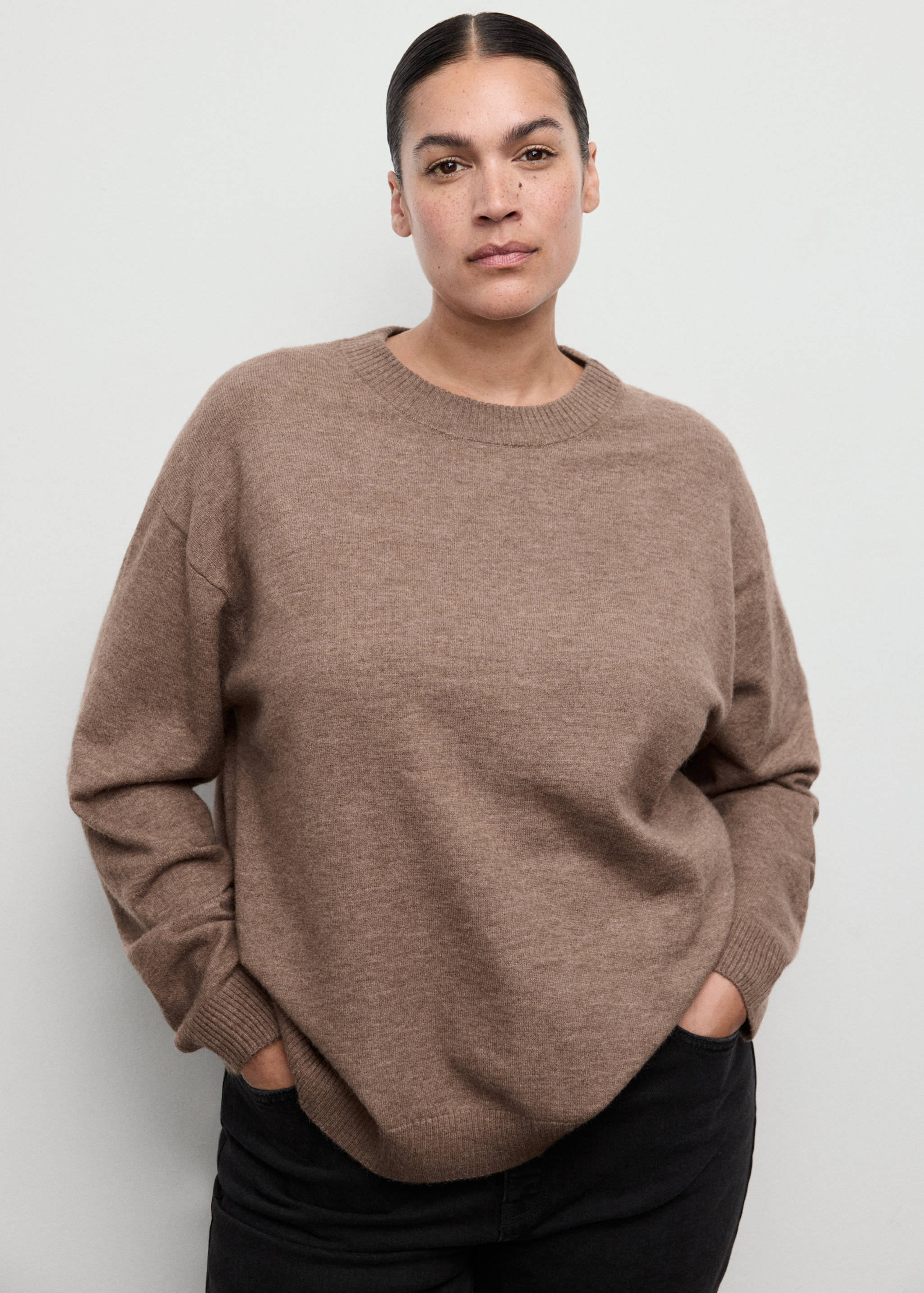 Oversized sweater with ribbed trim - Details of the article 5
