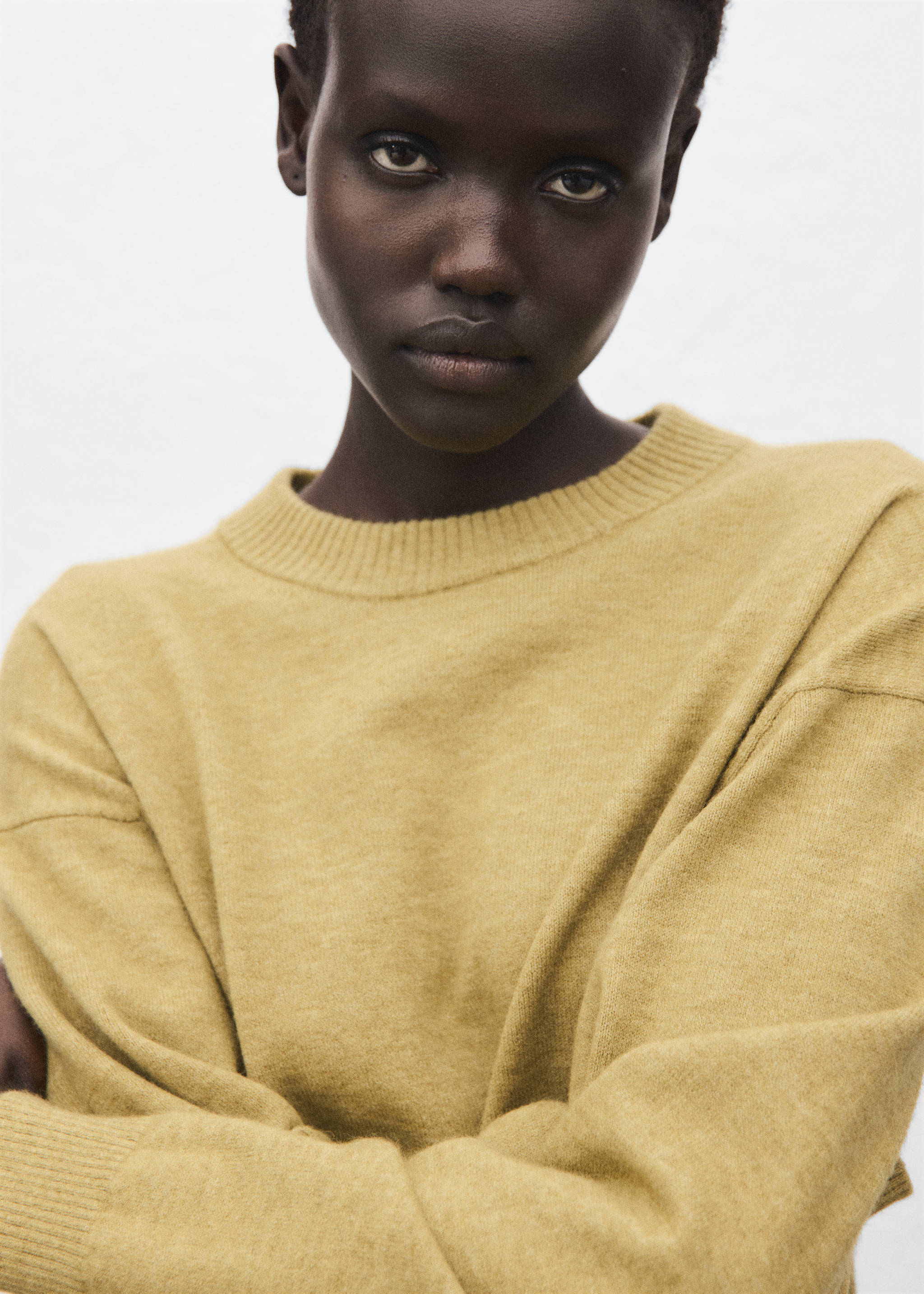 Oversized sweater with ribbed trim - Details of the article 1