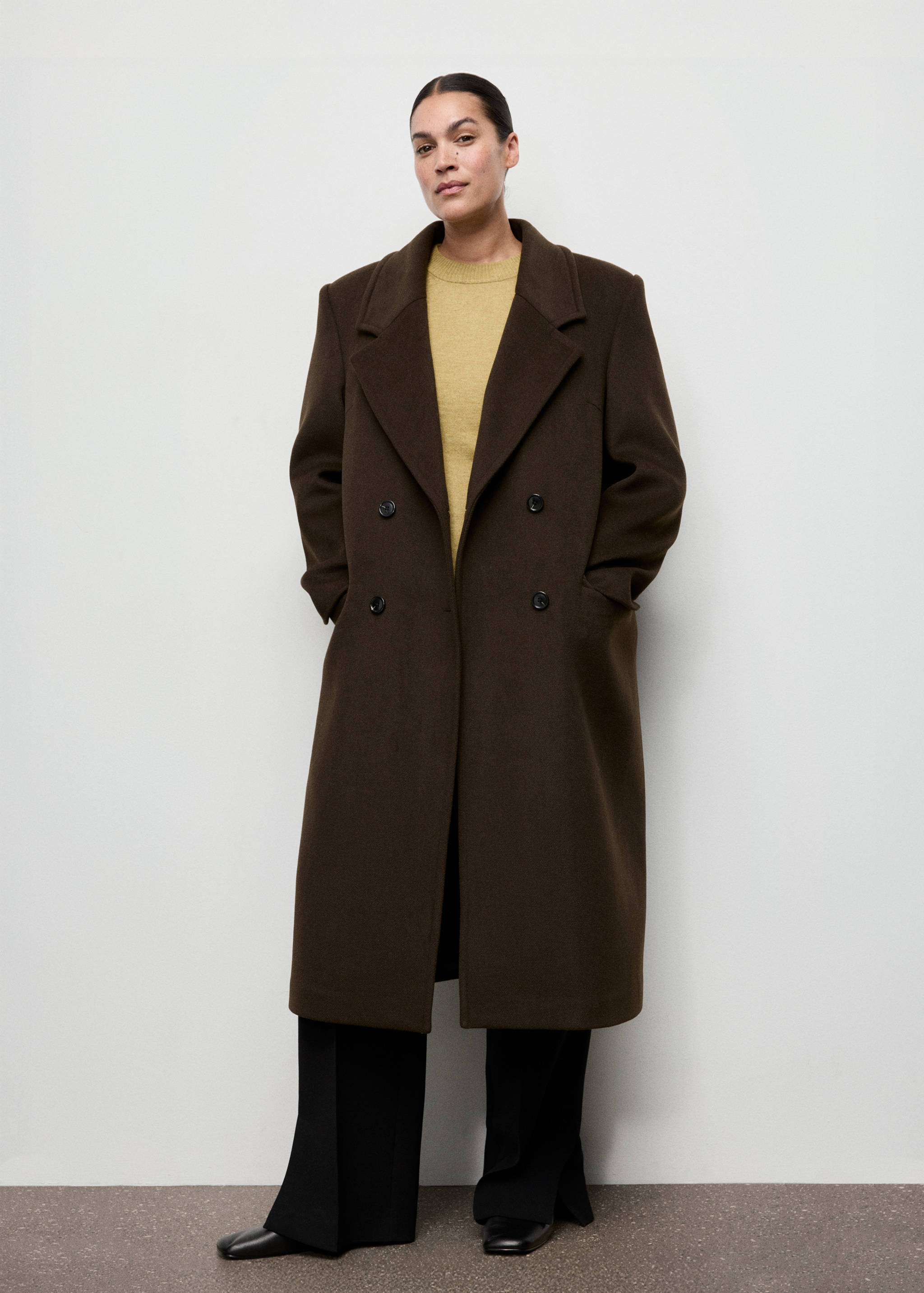 Oversized sweater with ribbed trim - Details of the article 3