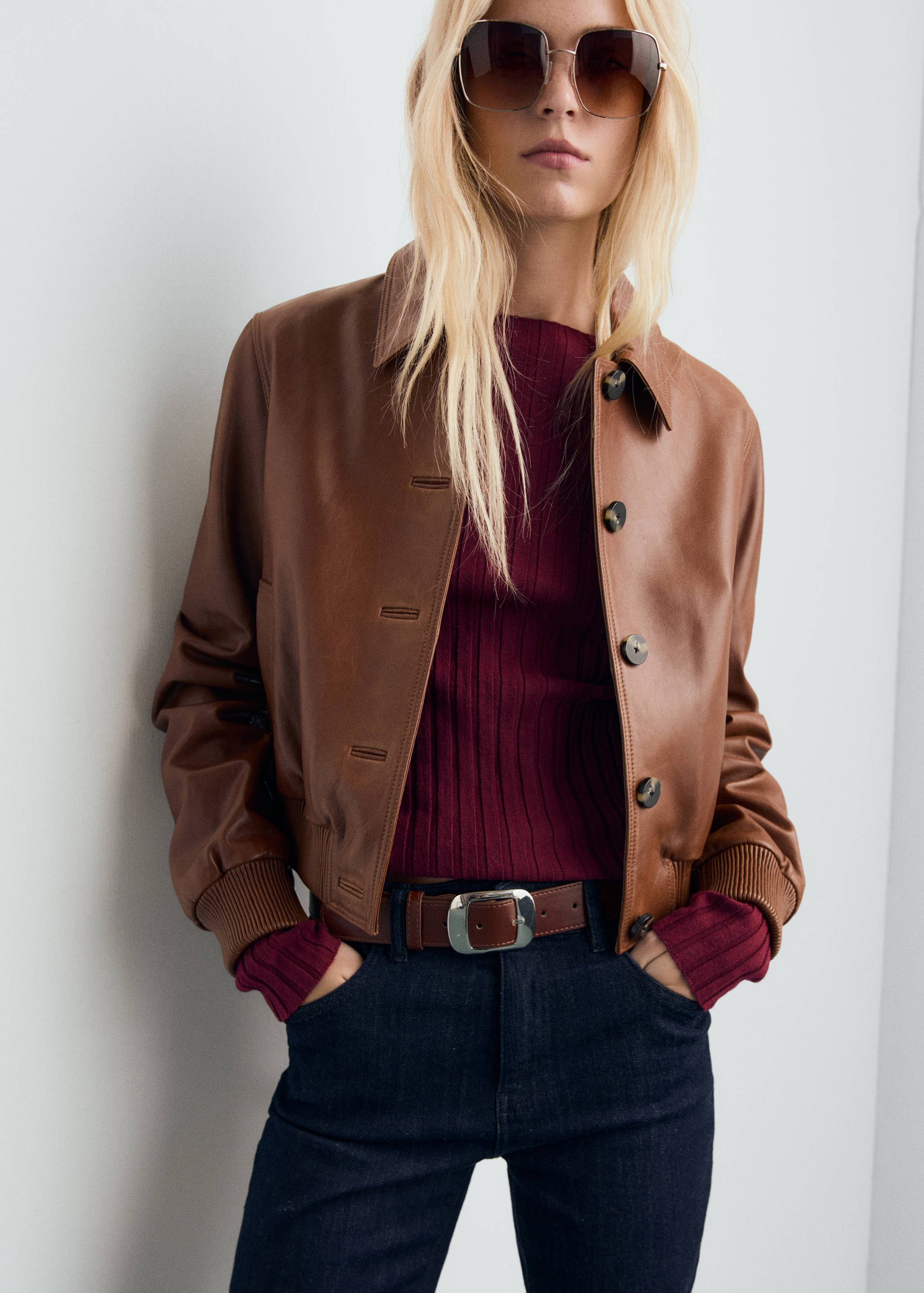 Boat neck ribbed sweater - Details of the article 2