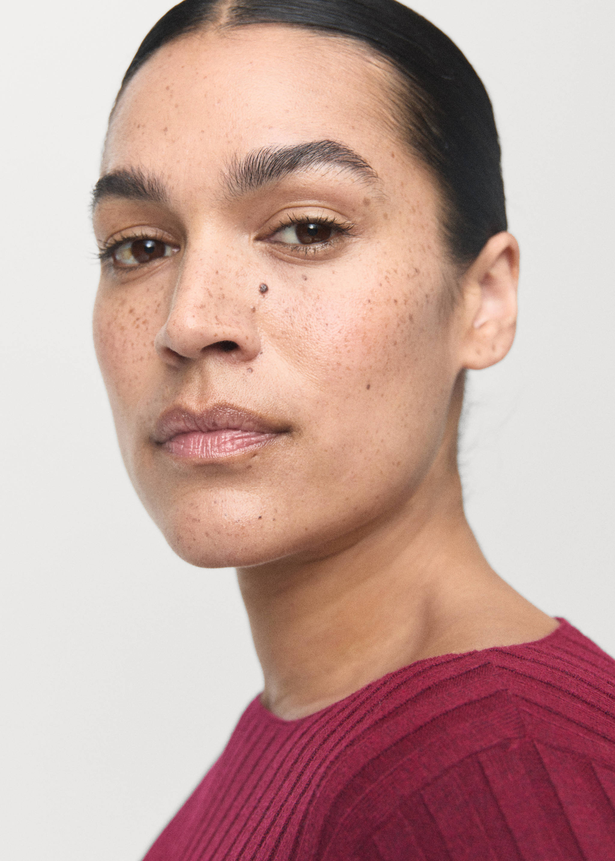 Boat neck ribbed sweater - Details of the article 4