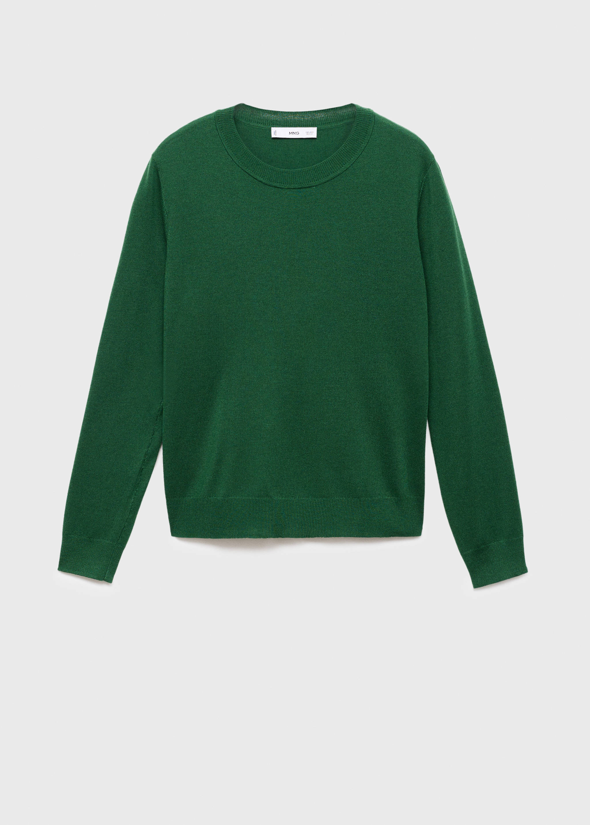 Fine-knit crew-neck sweater - Article without model