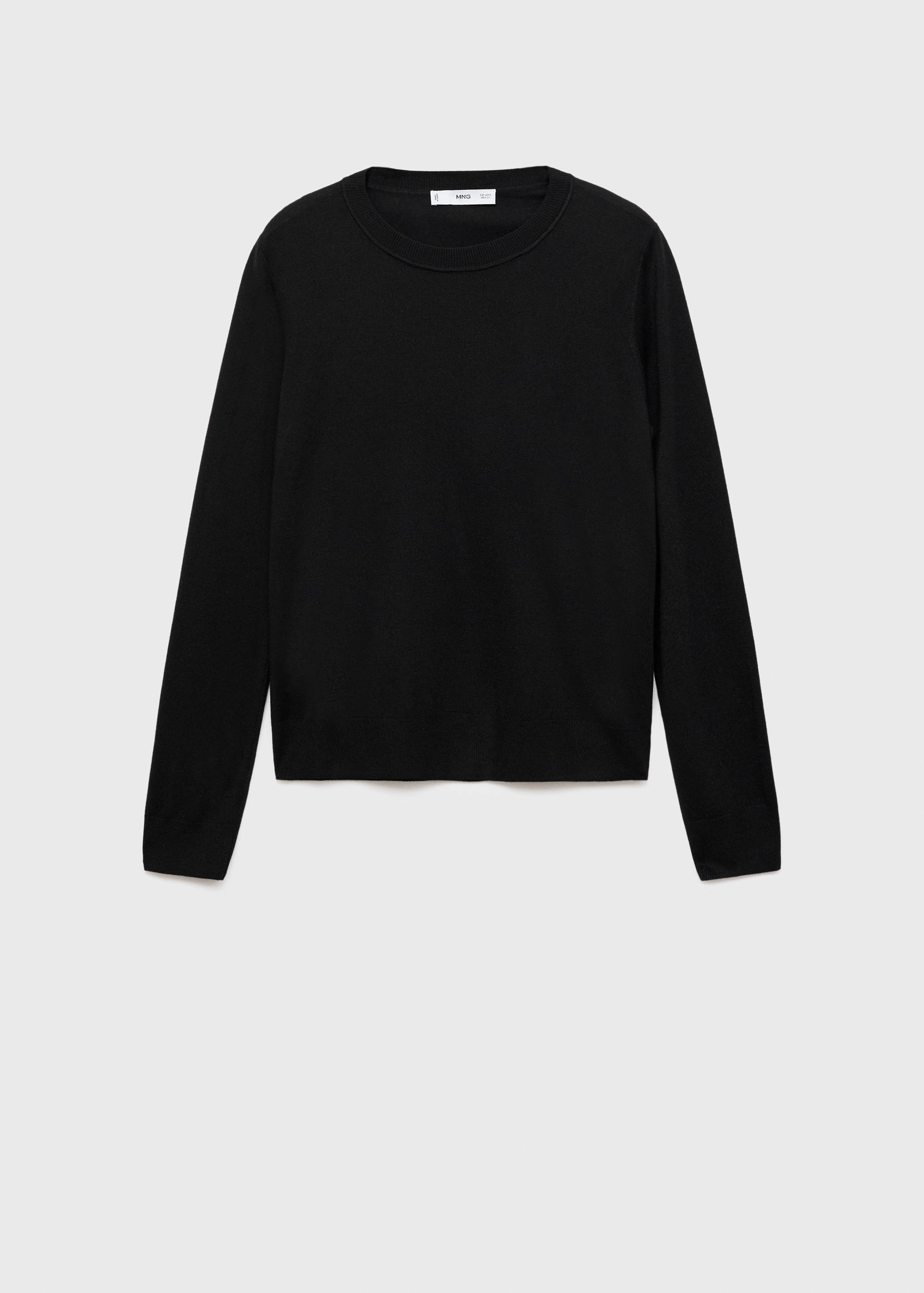 Fine-knit crew-neck sweater - Article without model