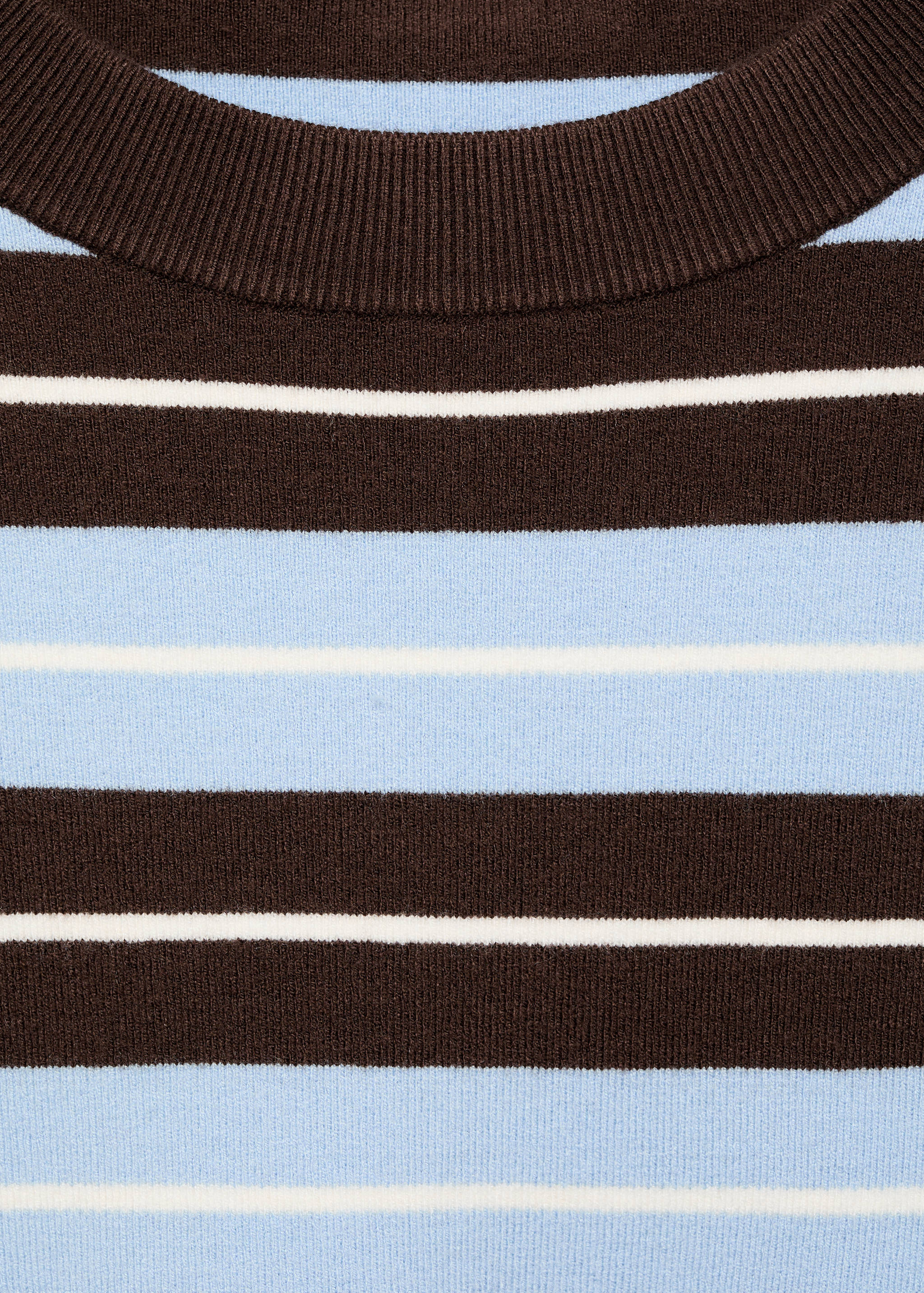 Oversized striped sweater - Details of the article 8