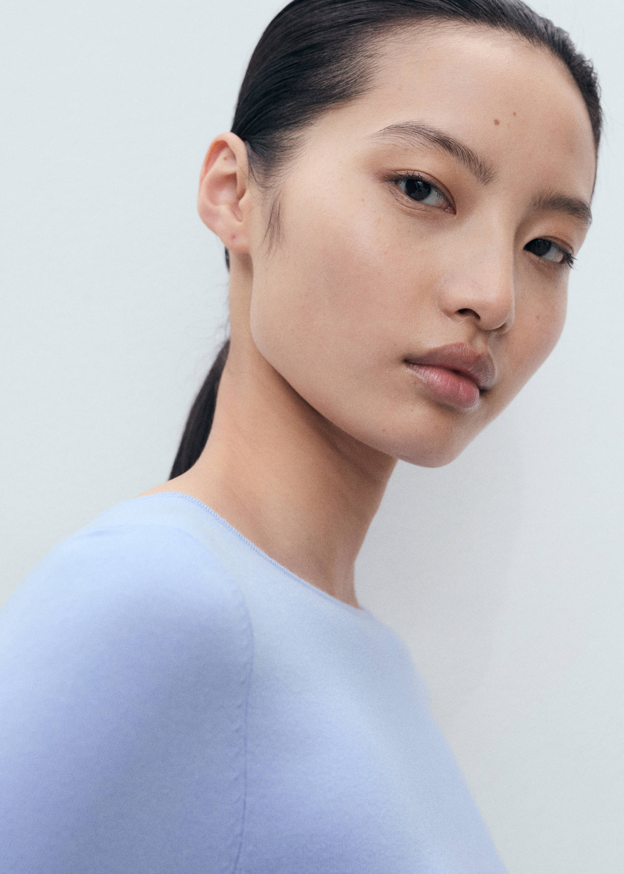 Long-sleeved fine-knit sweater - Details of the article 1