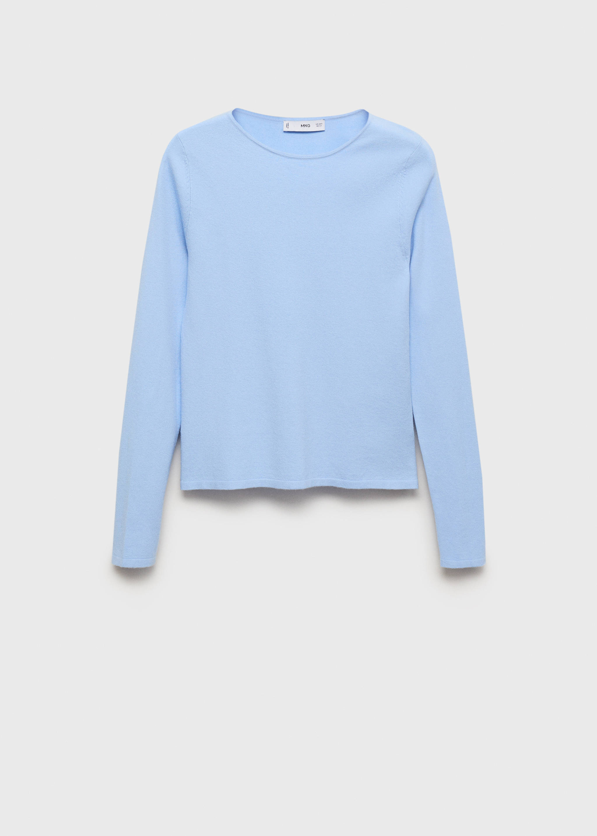 Long-sleeved fine-knit sweater - Article without model
