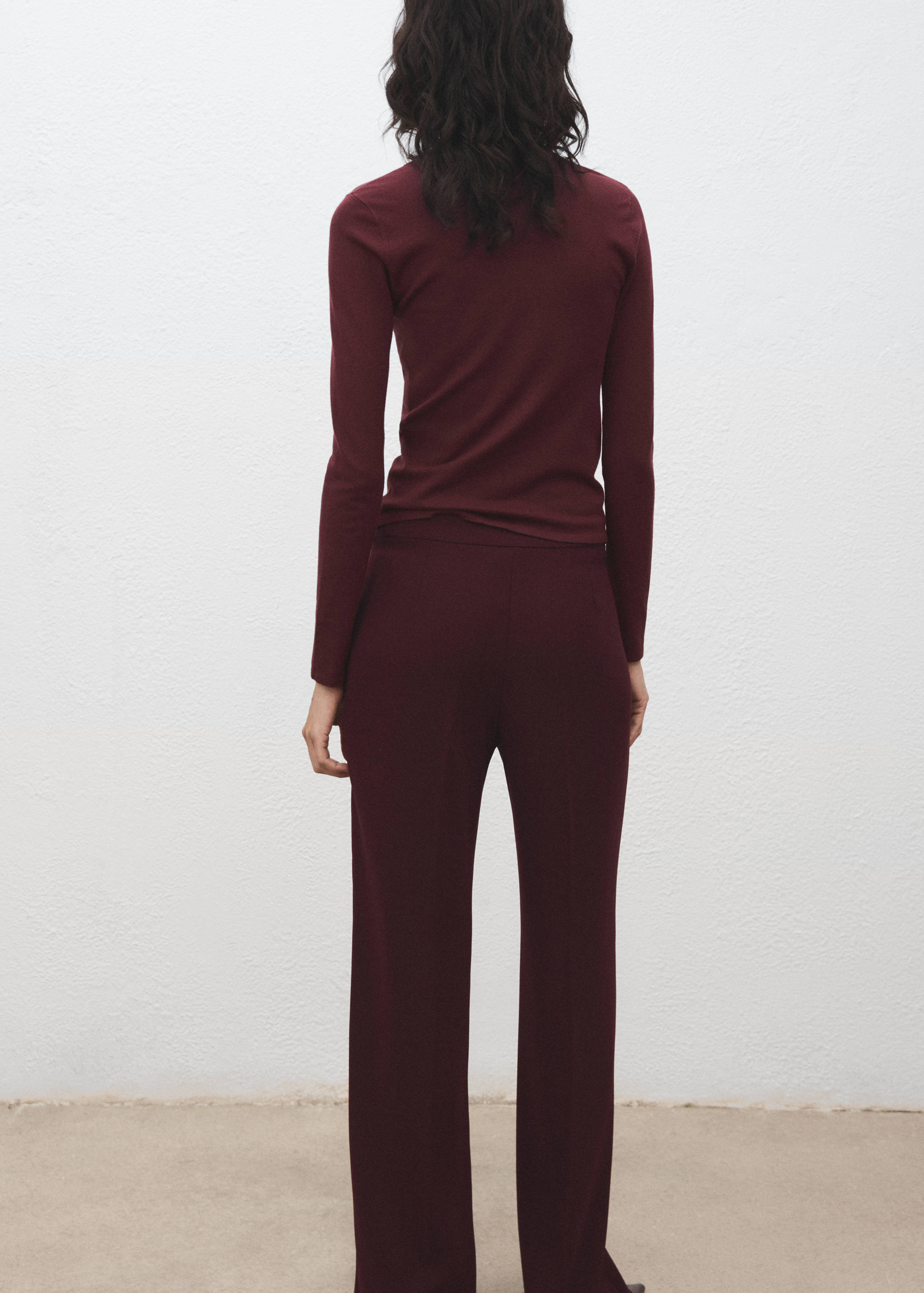 Pull-over maille fine manches longues - Verso de l’article