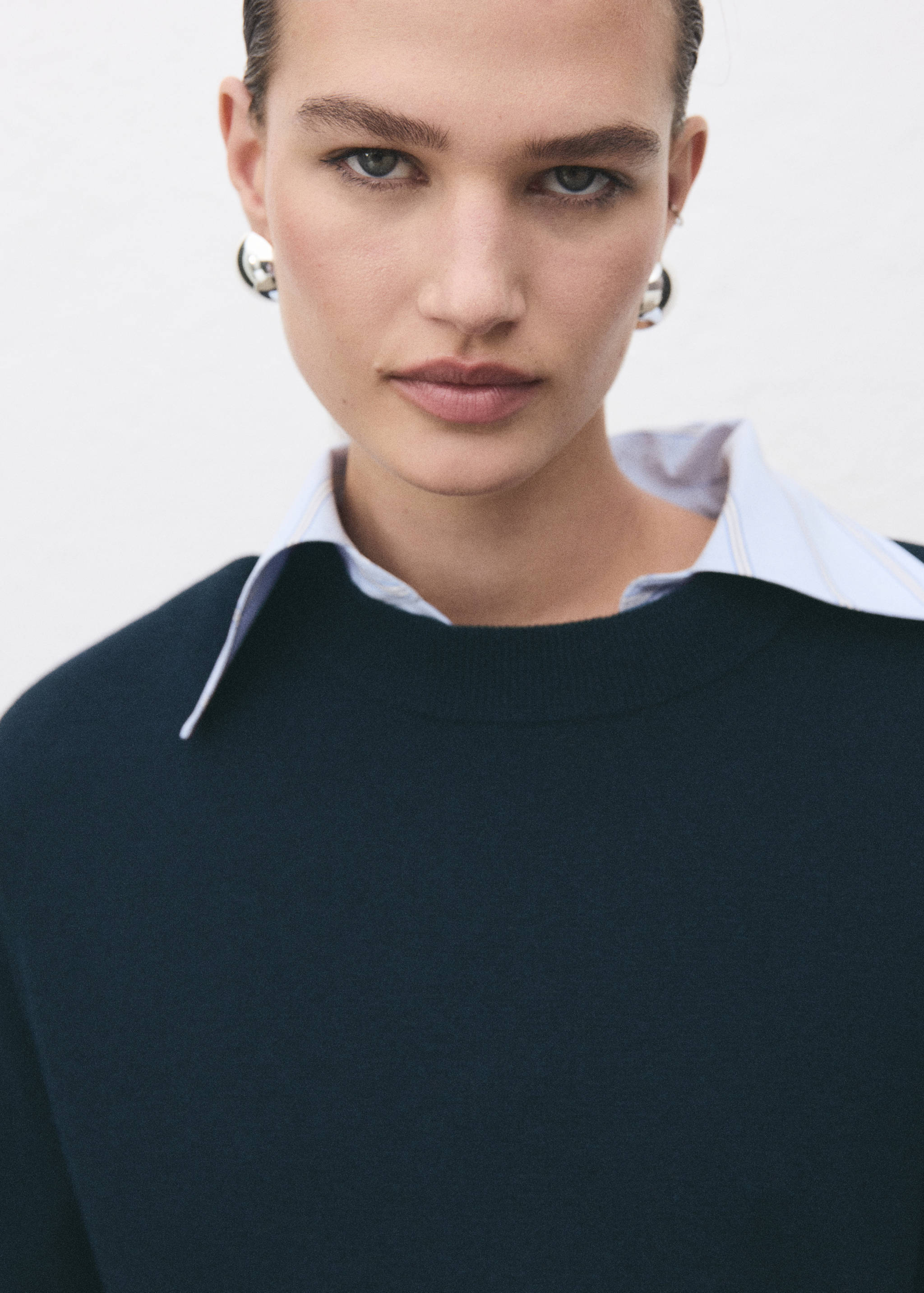 Knitted wool blend sweater - Details of the article 1