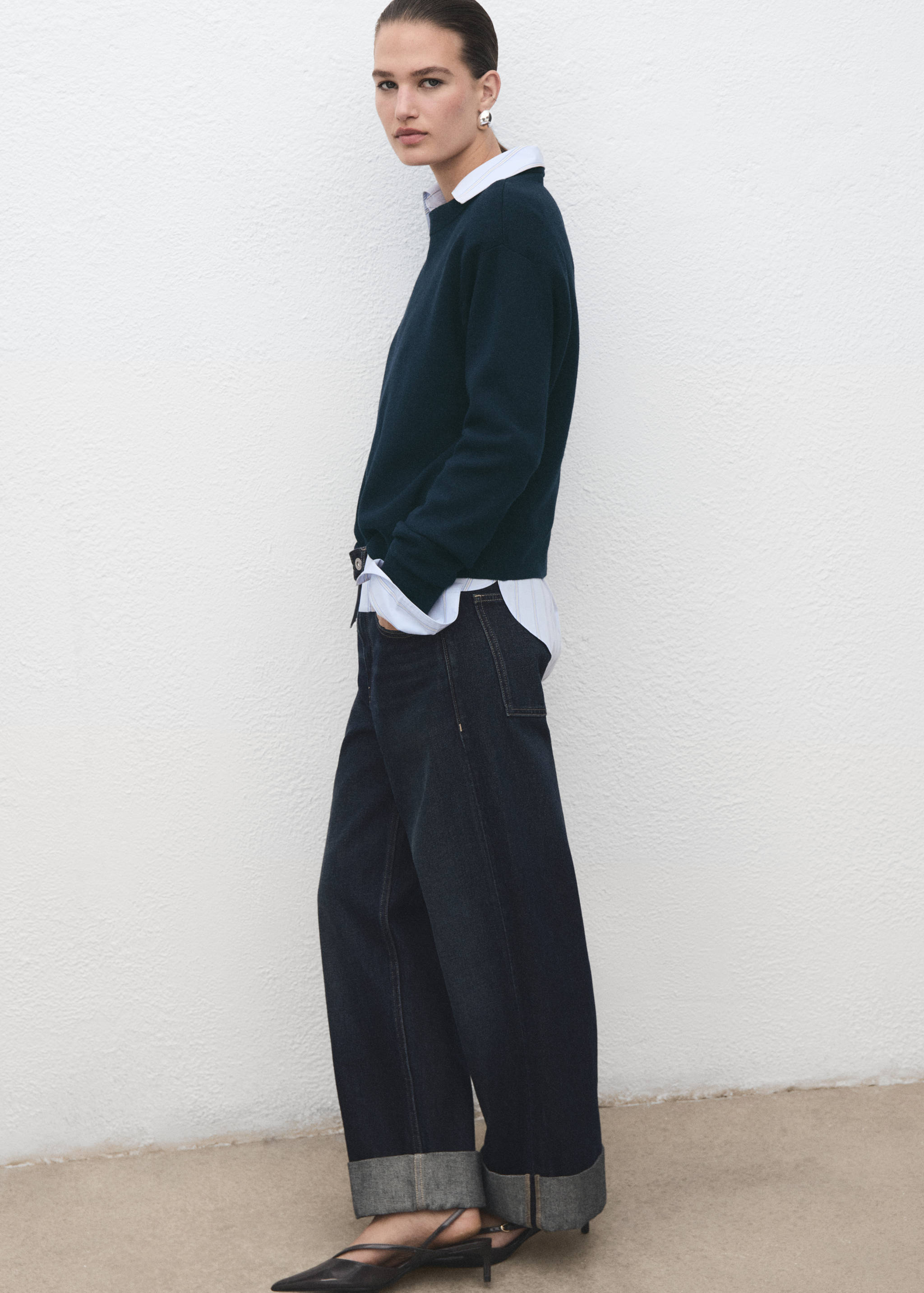 Knitted wool blend sweater - Details of the article 6