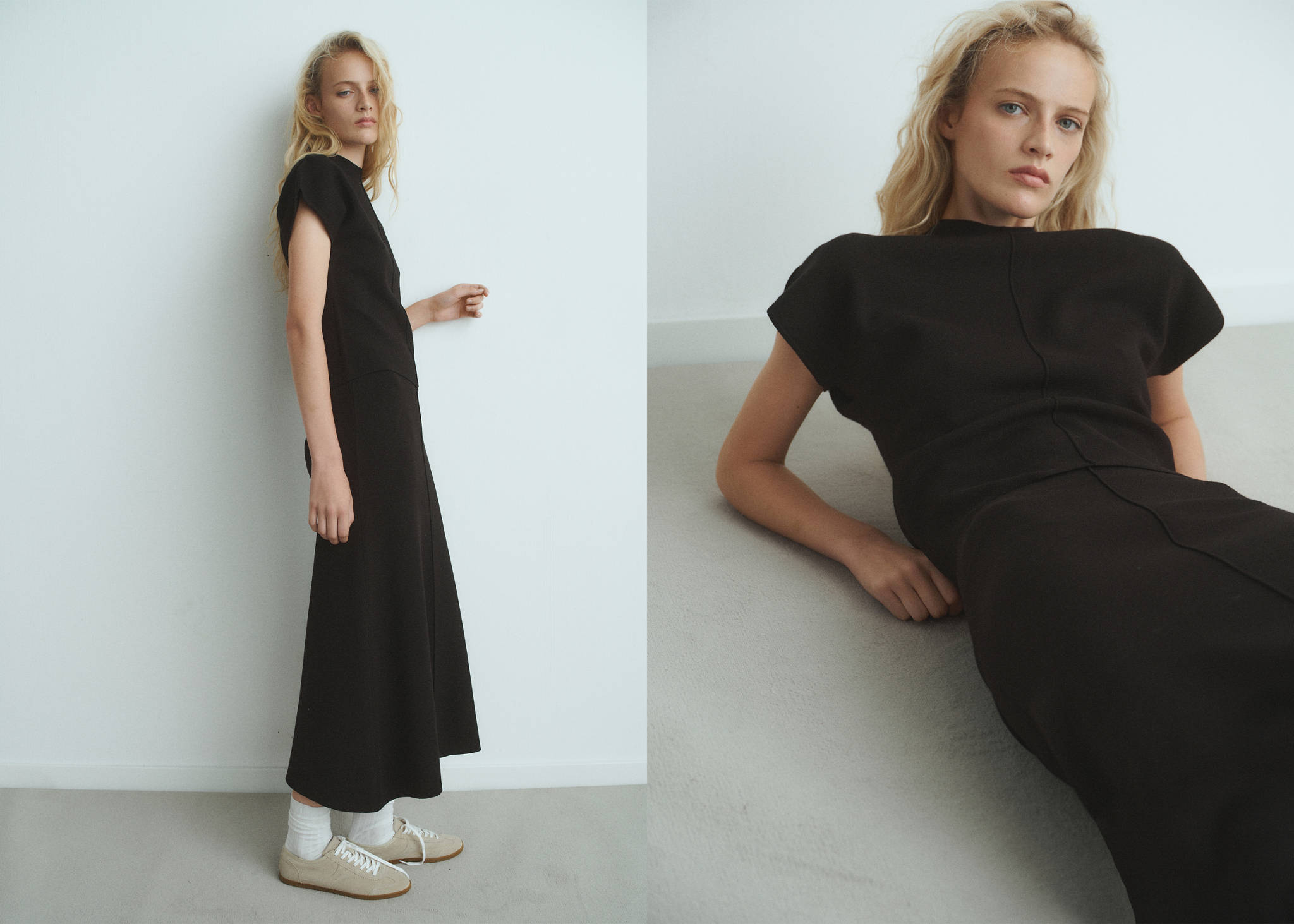 Fine-knit fitted sweater - Panoramic plane