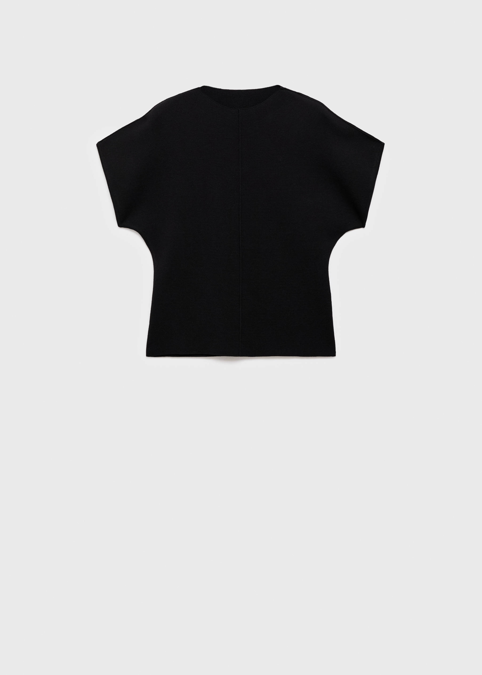 Fine-knit fitted sweater - Article without model