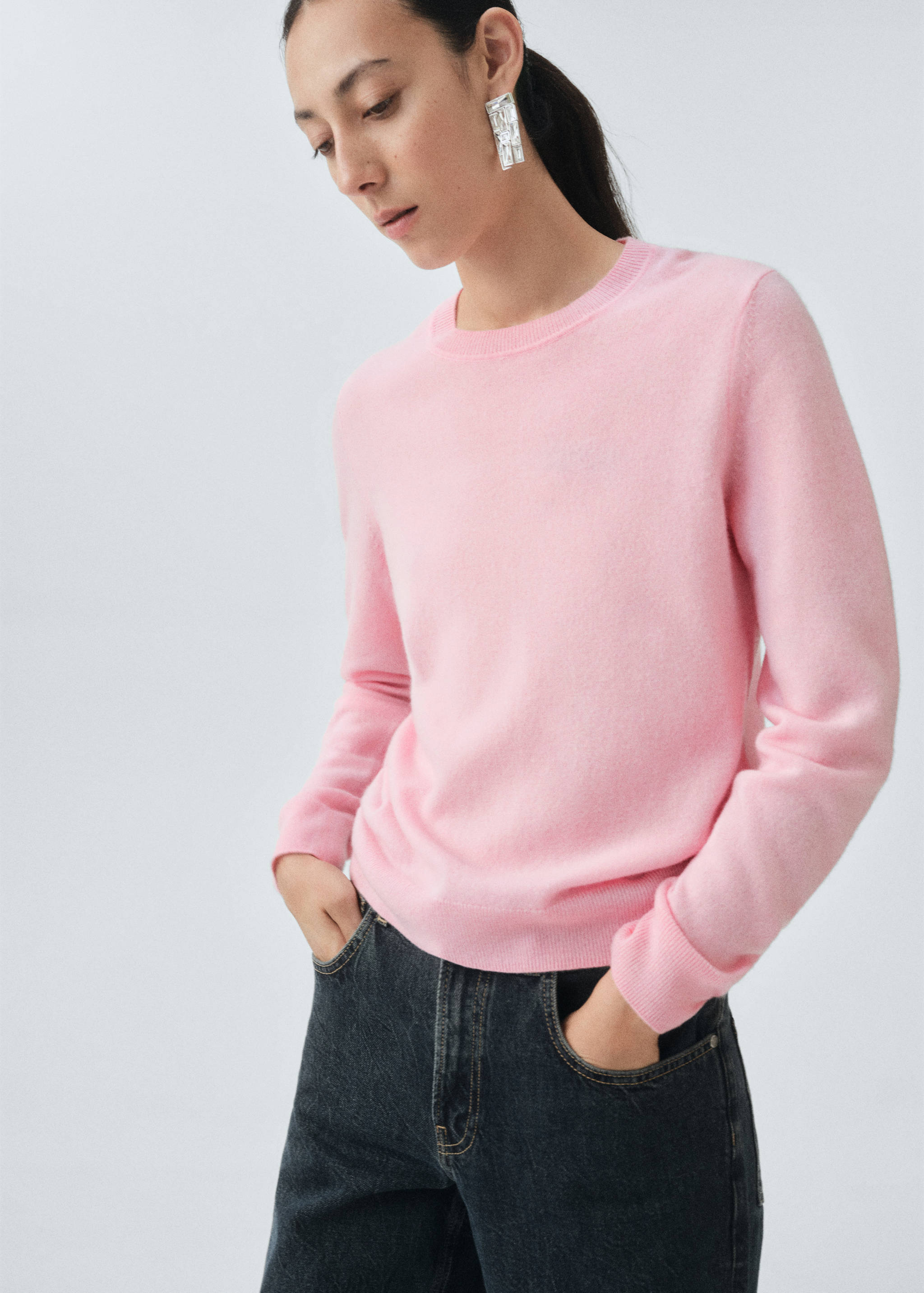 Pull-over 100 % cachemire - Plan moyen