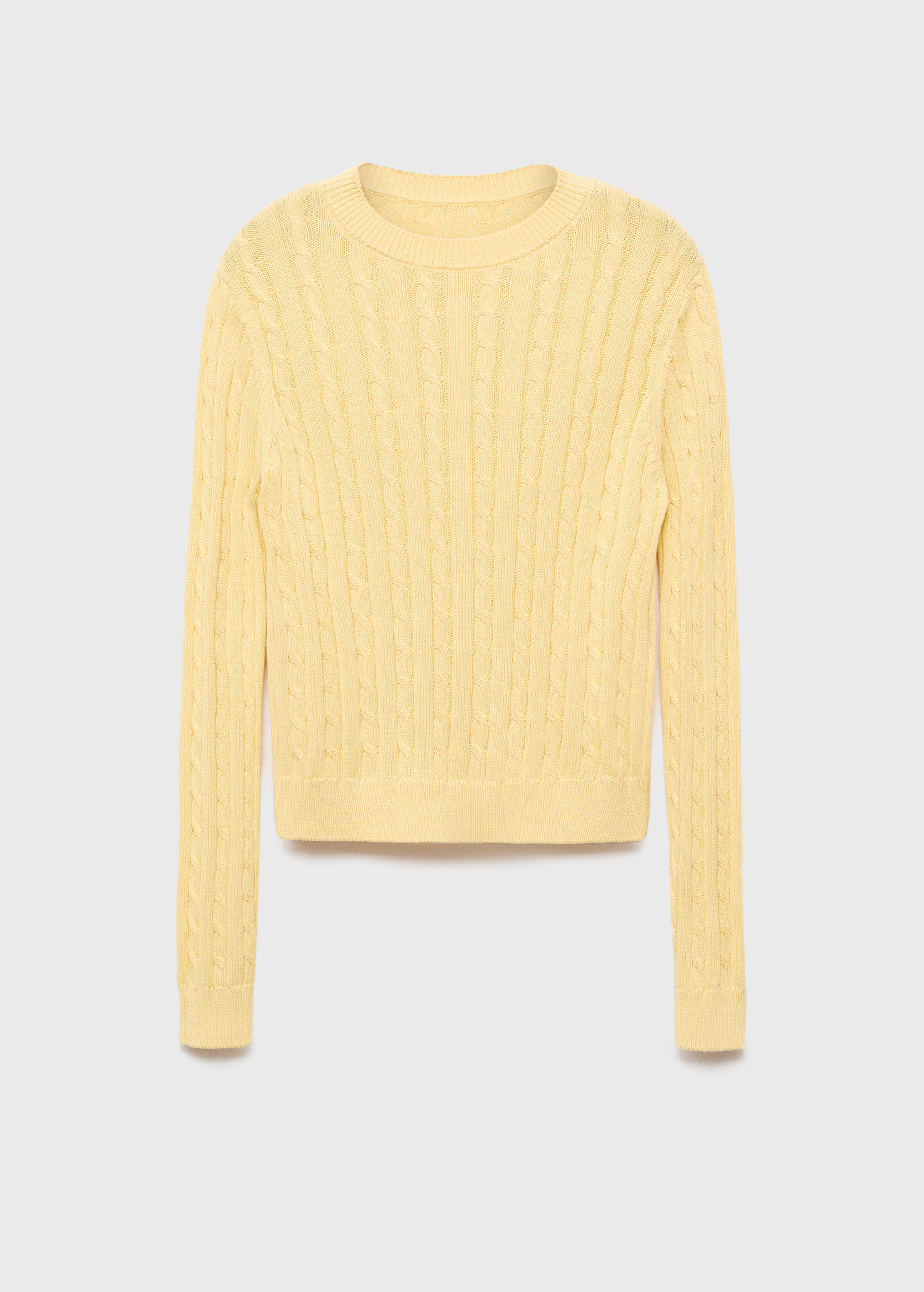 Braided knitted sweater - Article without model