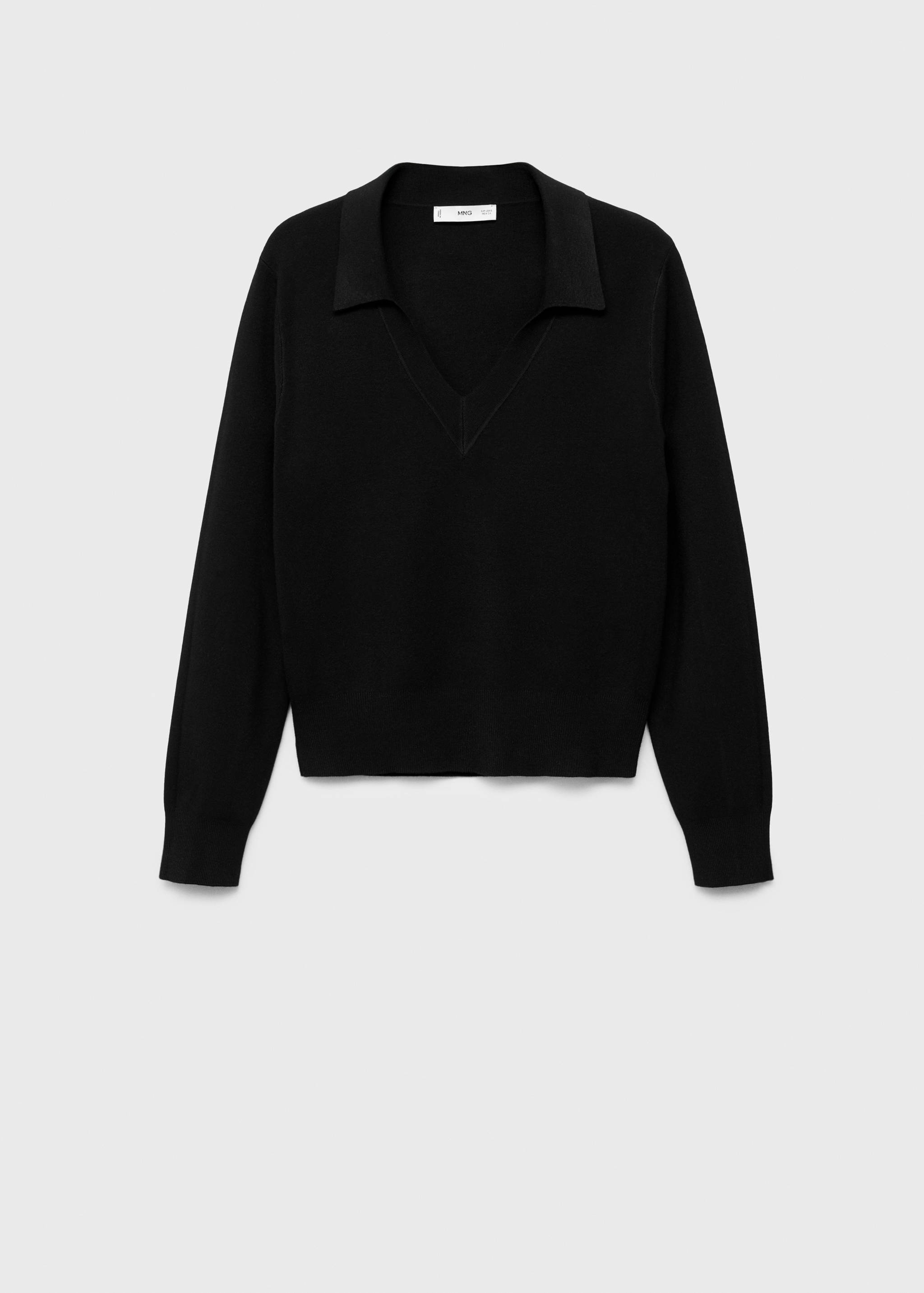 Pull-over maille fine col V - Article sans modèle