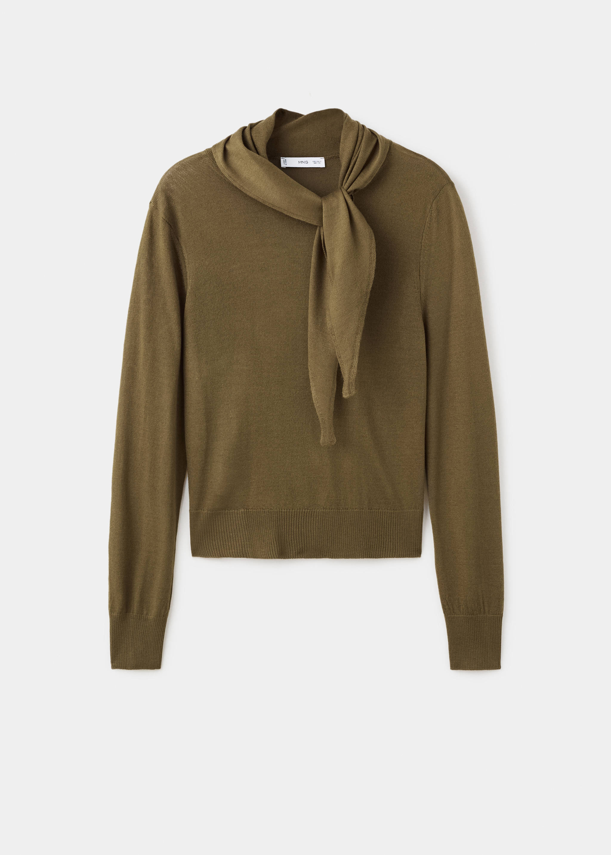 Turtleneck sweater with knot - Article without model