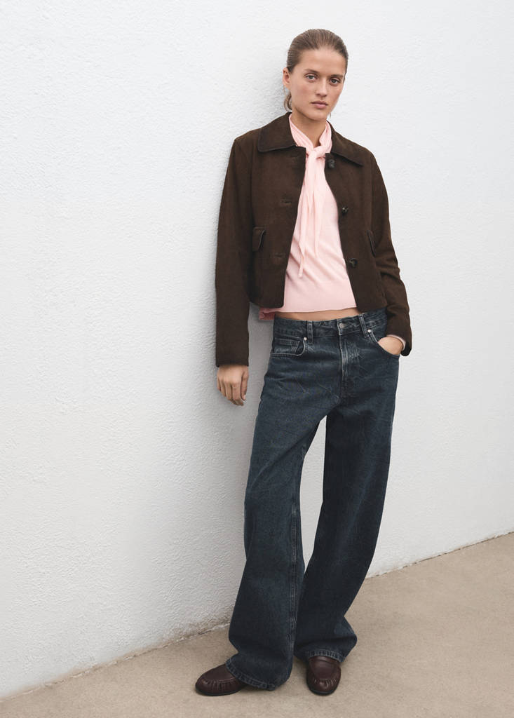Turtleneck sweater with knot — Pastel Pink