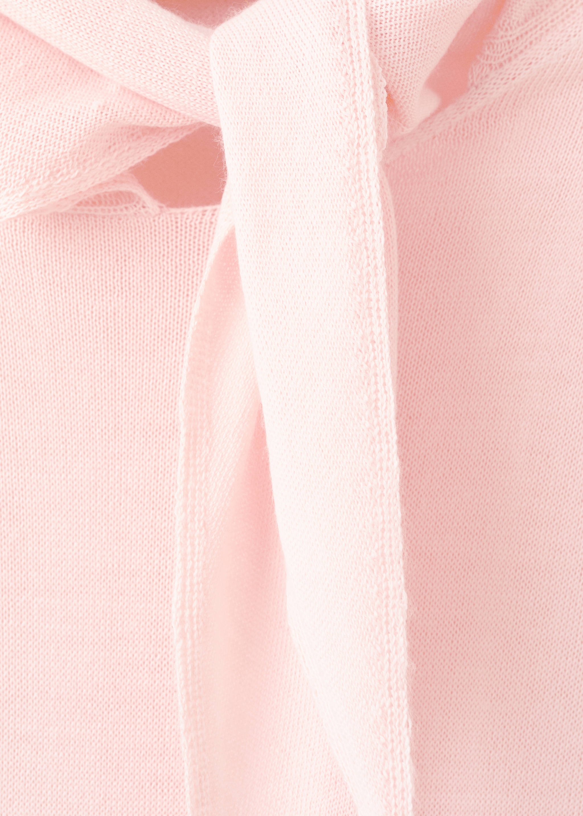 Turtleneck sweater with knot - Details of the article 8