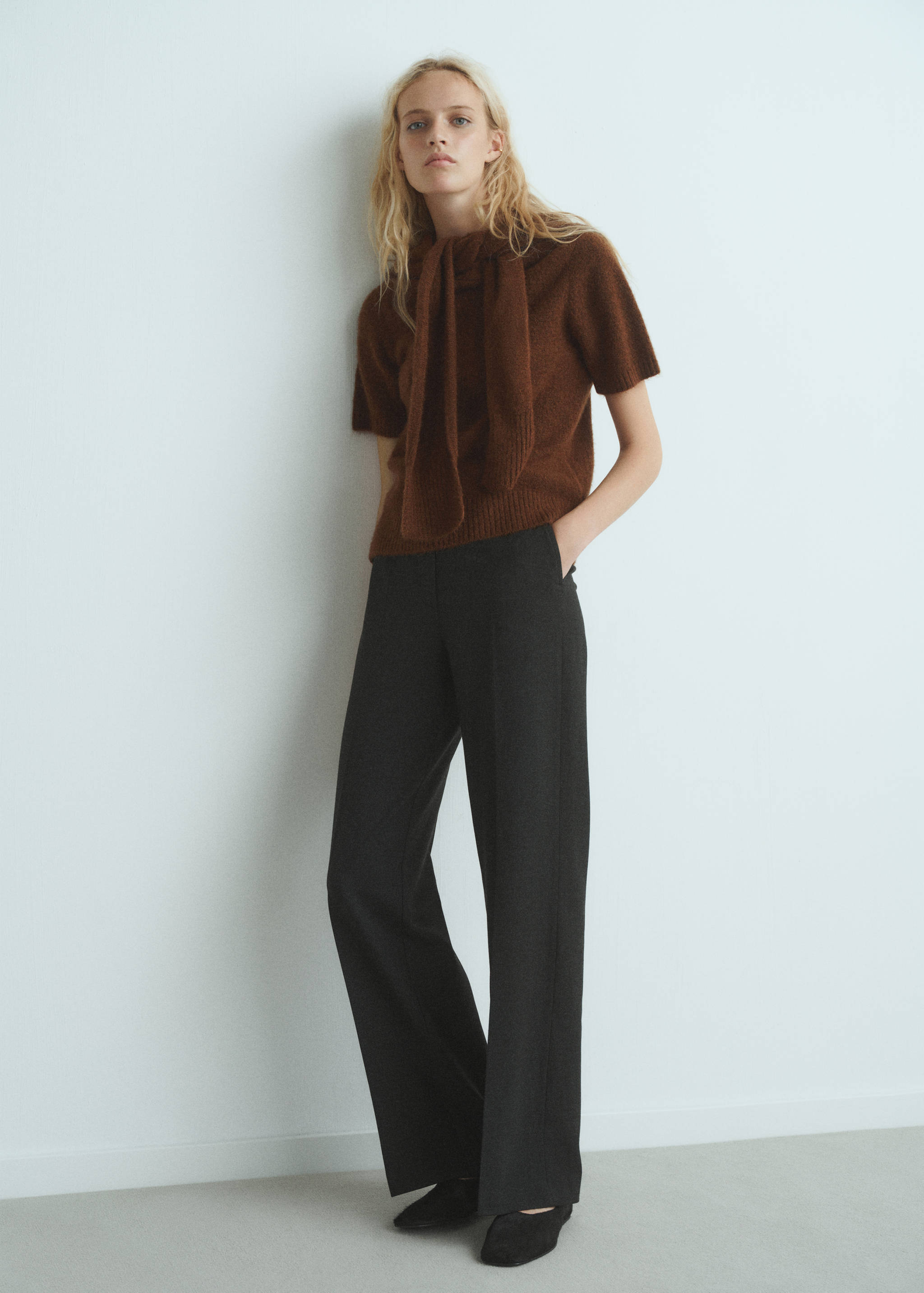 Pull manches courtes combiné - Plan général