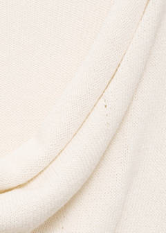 Draped-neck sweater — Ecru 7