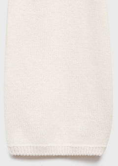Draped-neck sweater — Ecru 8