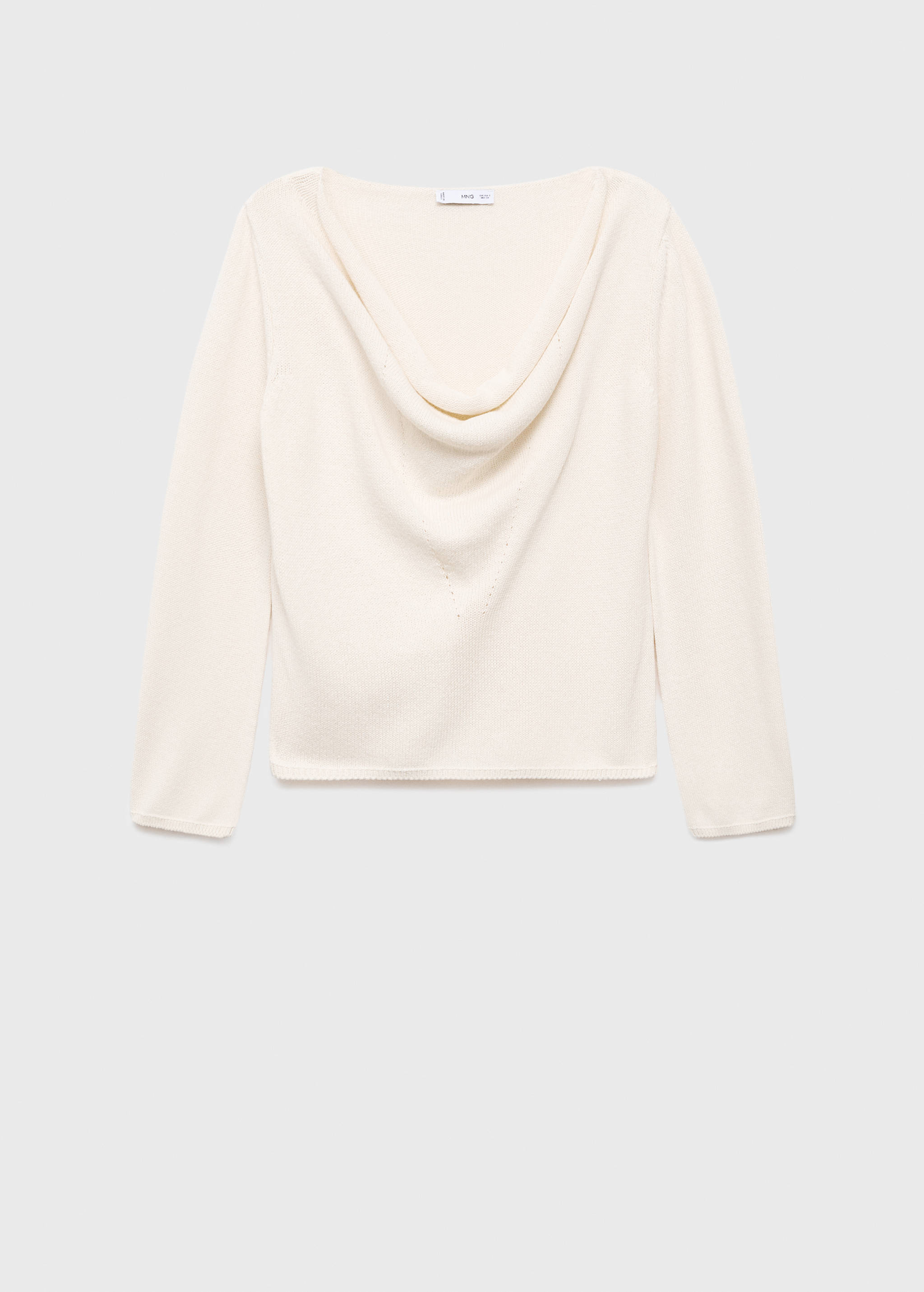 Draped-neck sweater - Article without model