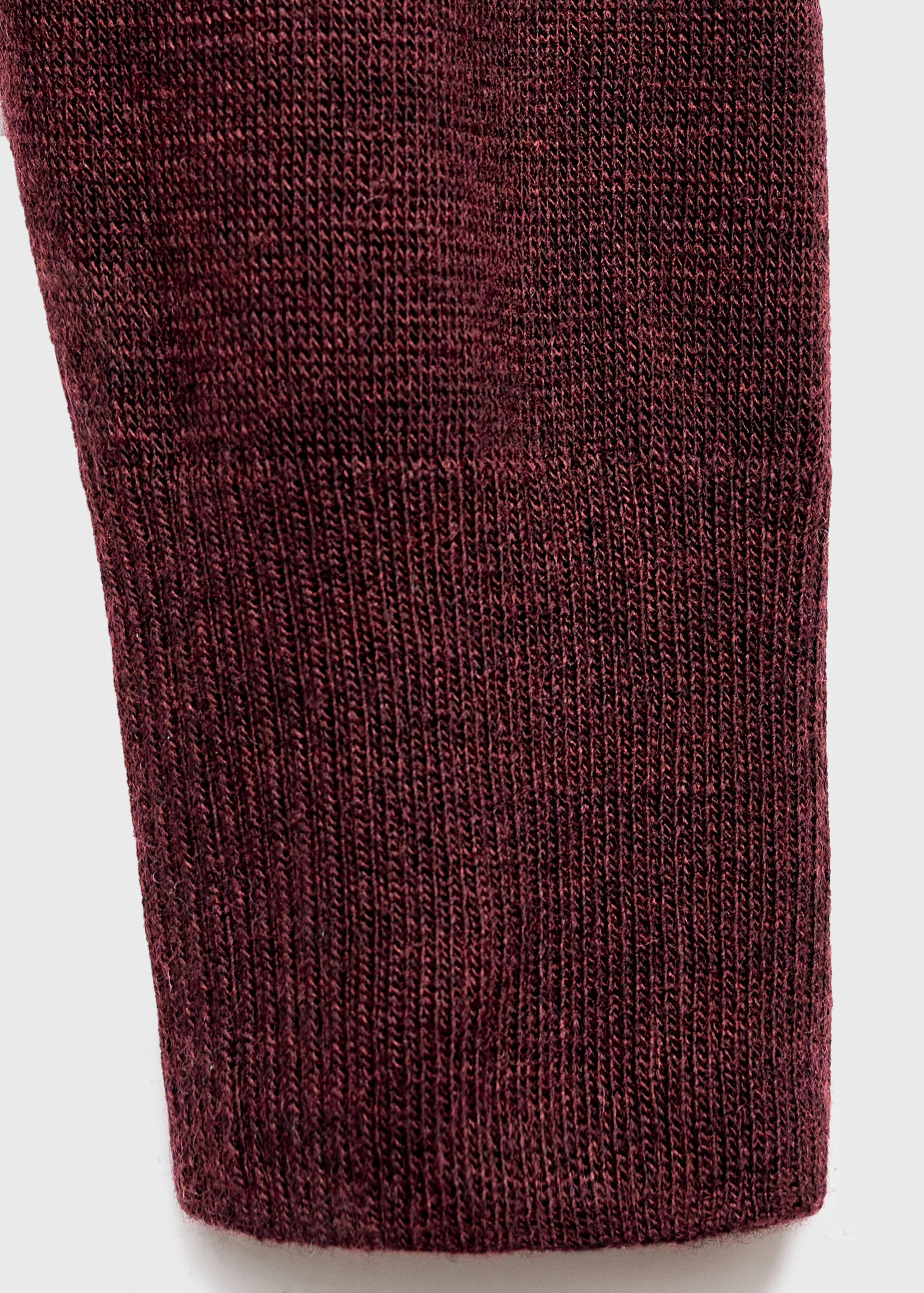 V-neck sweater with scarf - Details of the article 0