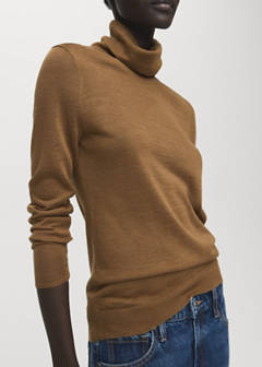Wool-blend turtleneck sweater — Ochre 5