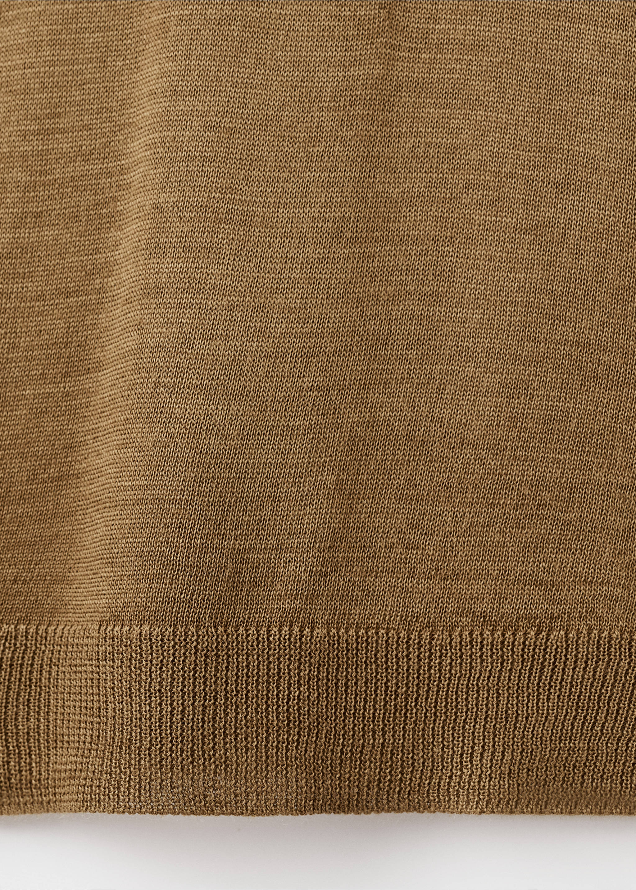 Wool-blend turtleneck sweater - Details of the article 8, Ochre. Ref: 17005850-00.