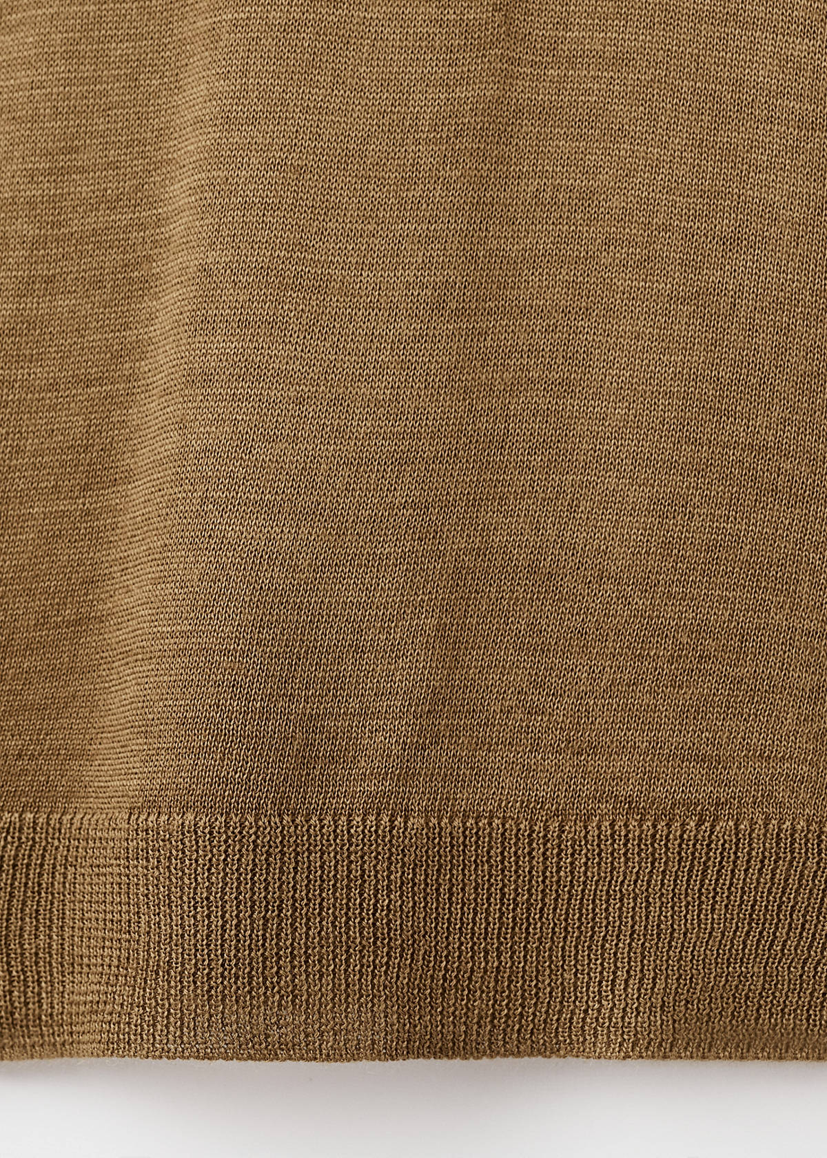 Wool-blend turtleneck sweater — Ochre