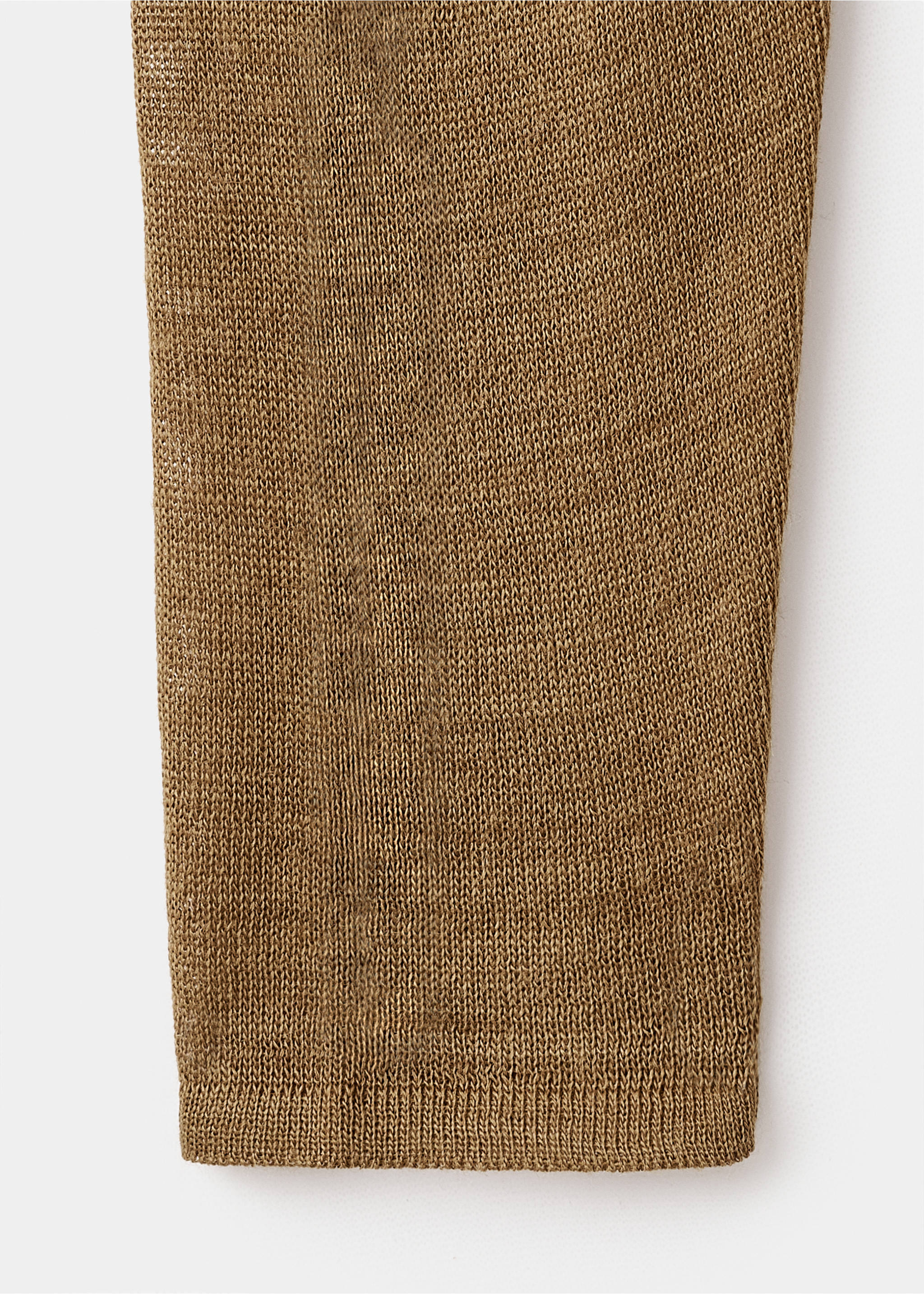 Wool-blend turtleneck sweater - Details of the article 0, Ochre. Ref: 17005850-00.