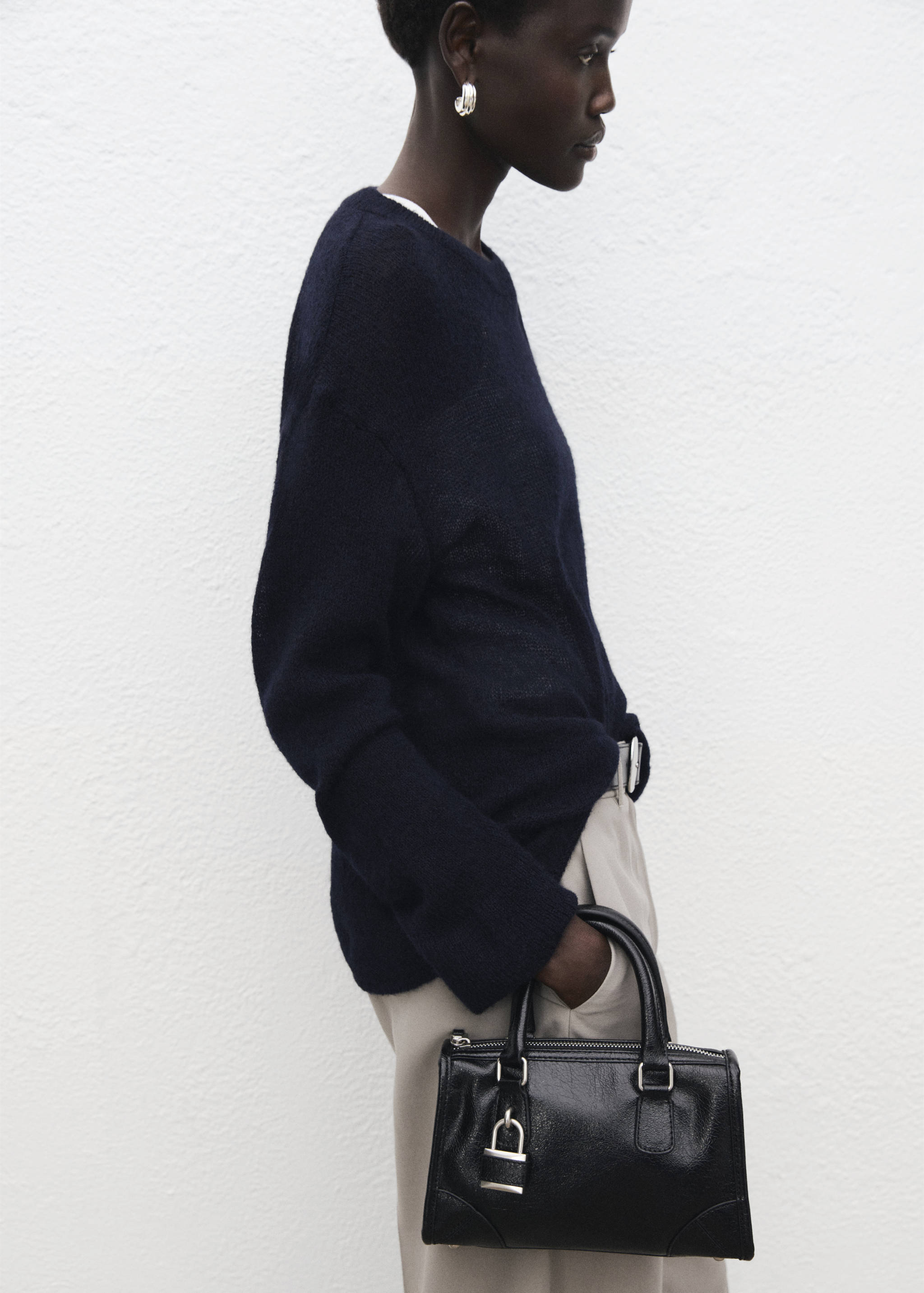 Pull-over semi-transparent maille - Détail de l'article 1