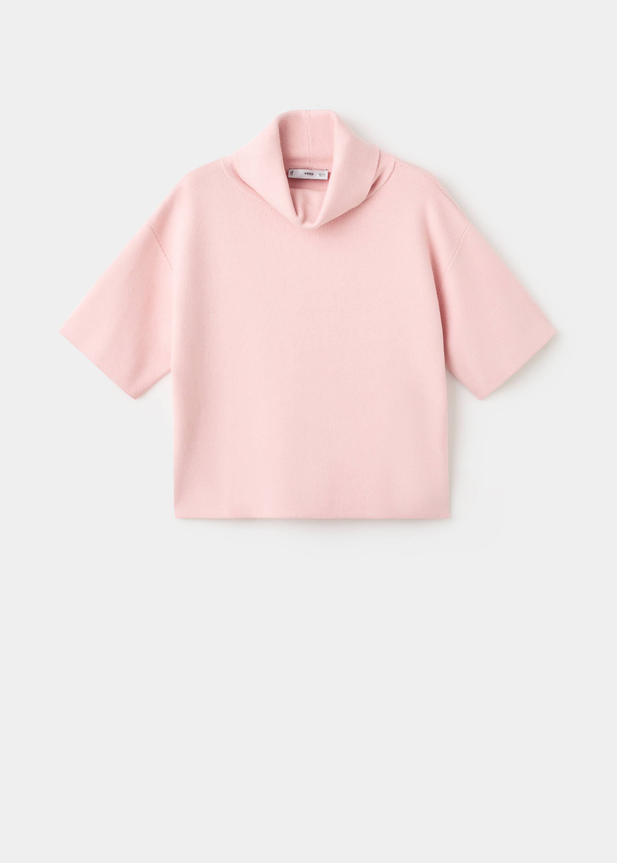 Short-sleeved turtleneck sweater - Article without model