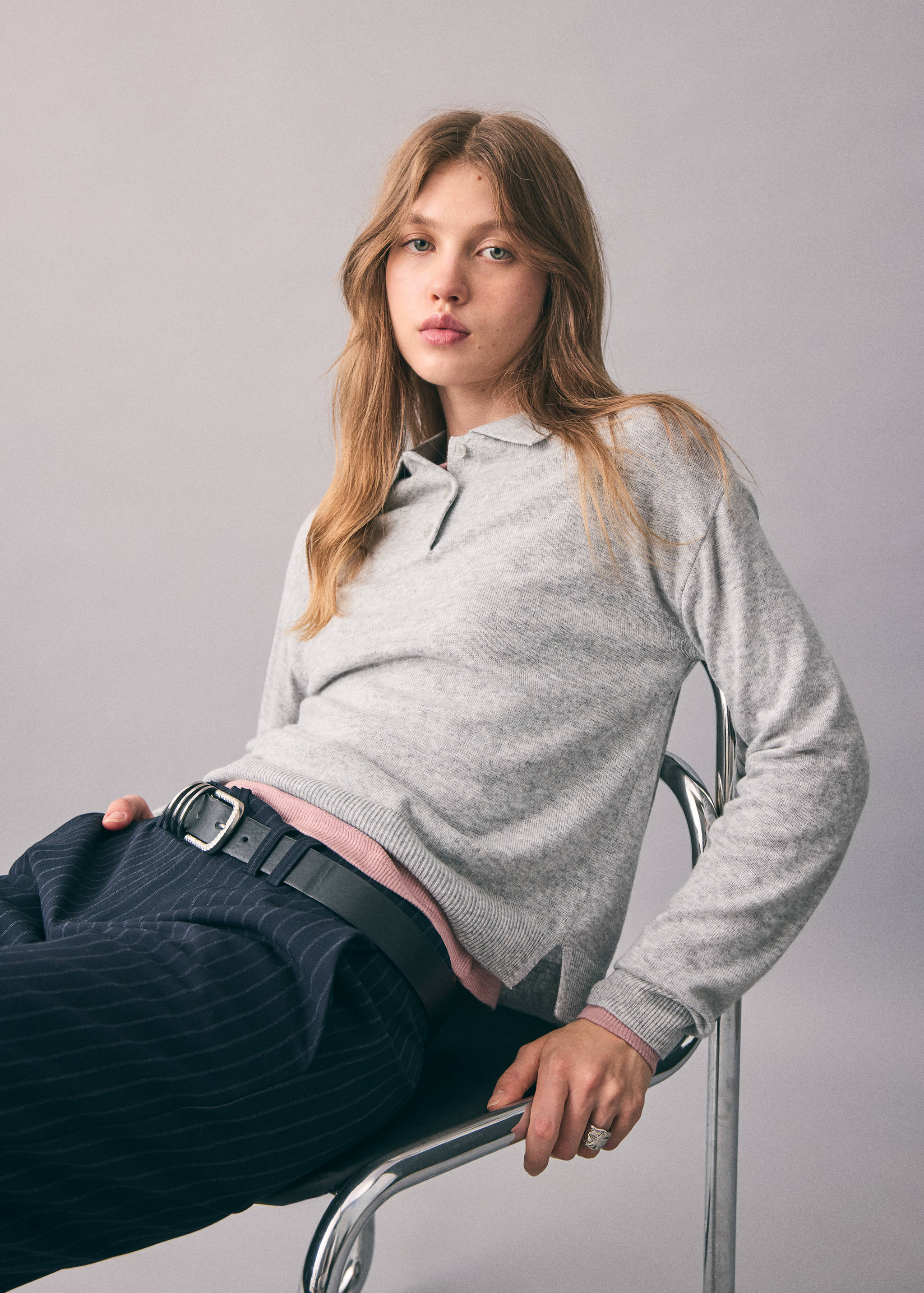 Polo neck sweater - Details of the article 2