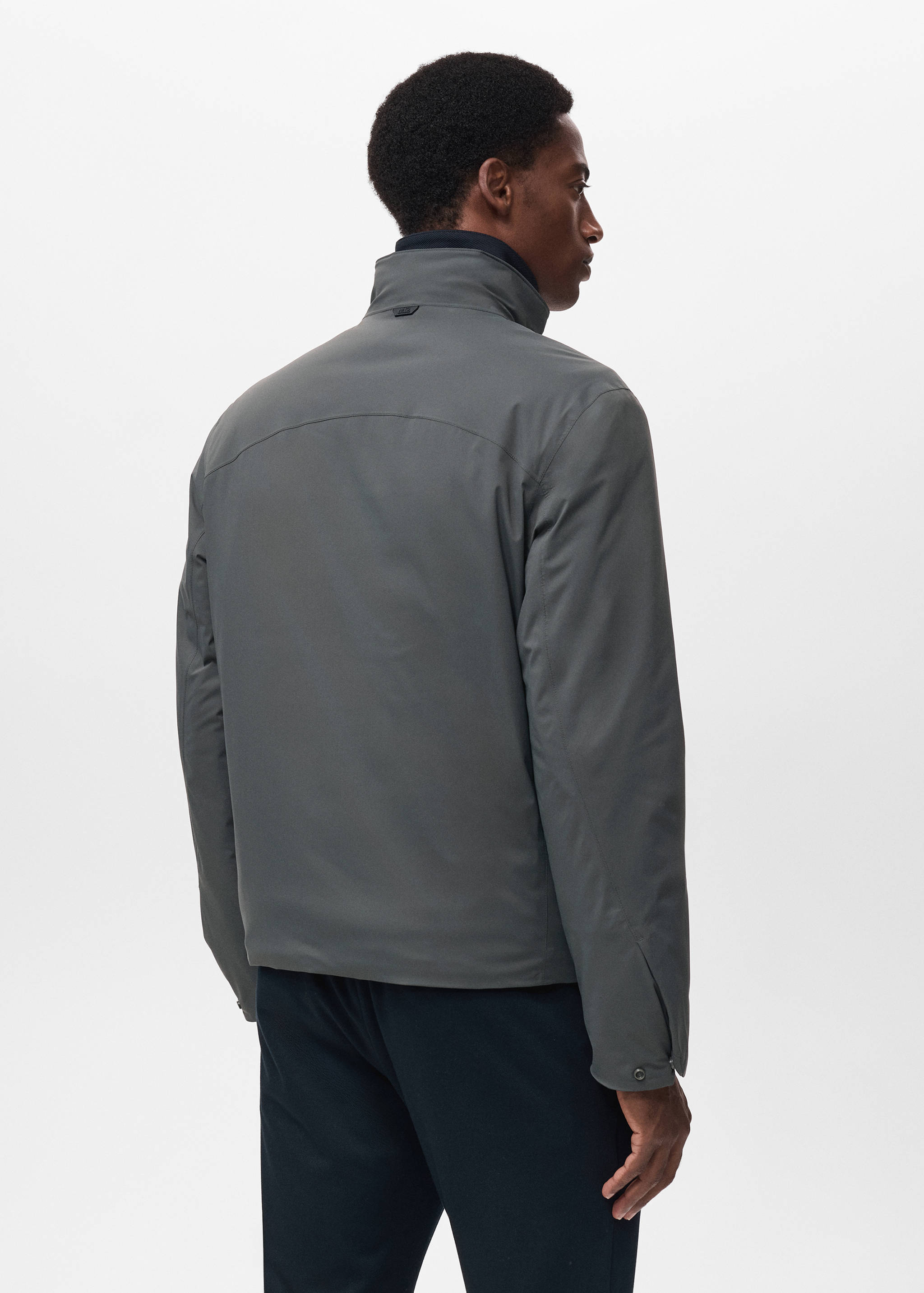 Водонепроницаемая куртка packable с наполнителем Thermolite® - Обратная сторона изделия