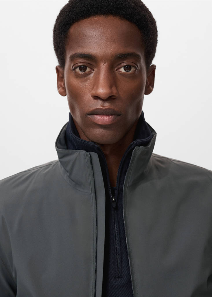 Packable water-repellent jacket with Thermolite® padding — Dark Green