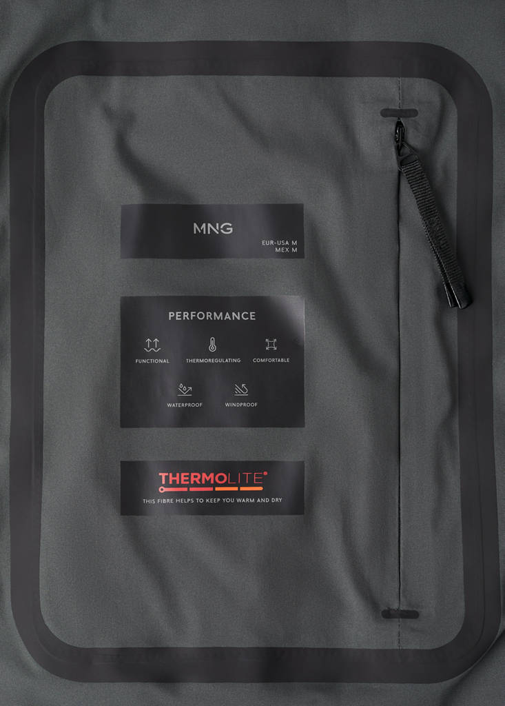 Packable water-repellent jacket with Thermolite® padding — Dark Green