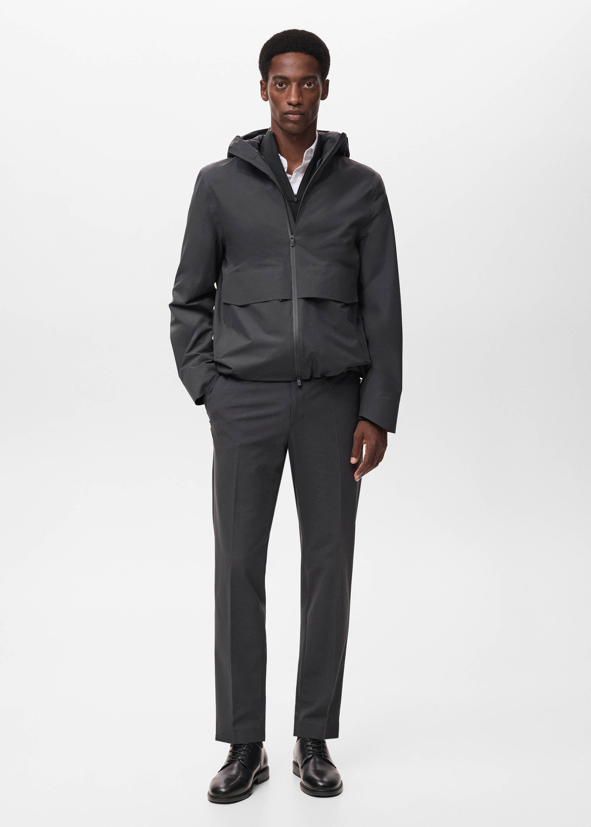 Wasserabweisende Kapuzenjacke - Allgemeine Ansicht