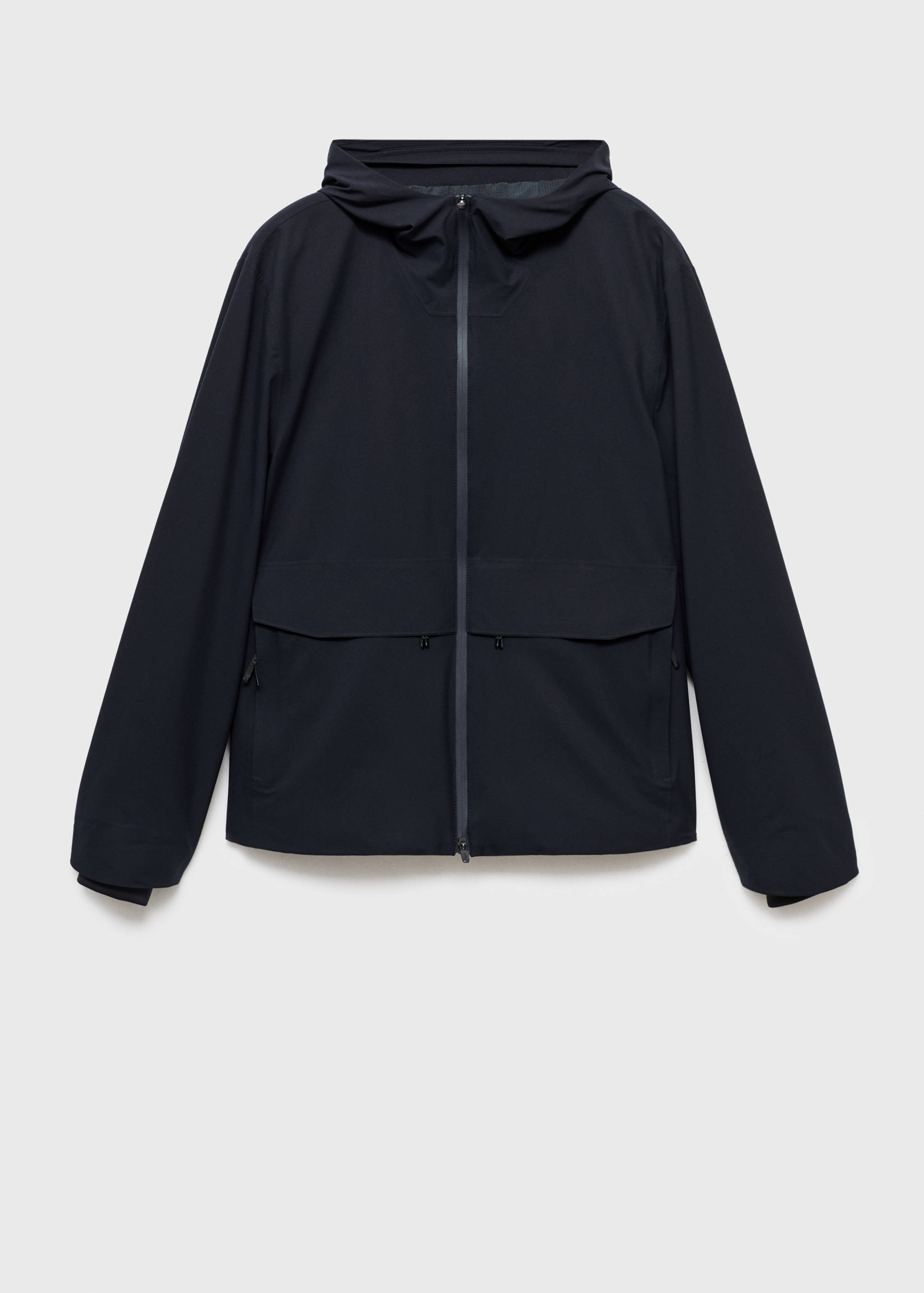 Water-repellent hooded jacket - Article without model
