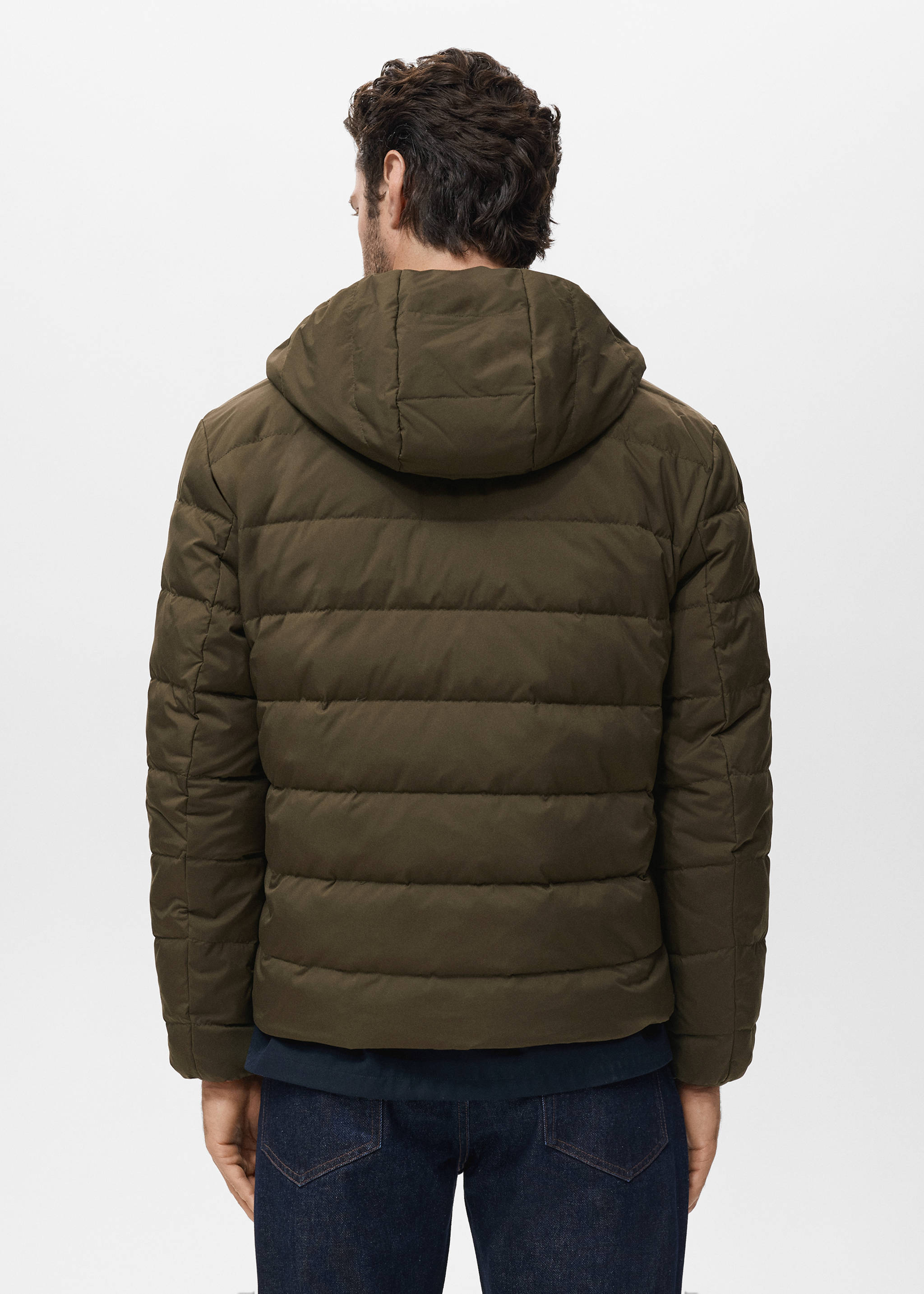 Packable down feather puffer jacket - Reverse of the article