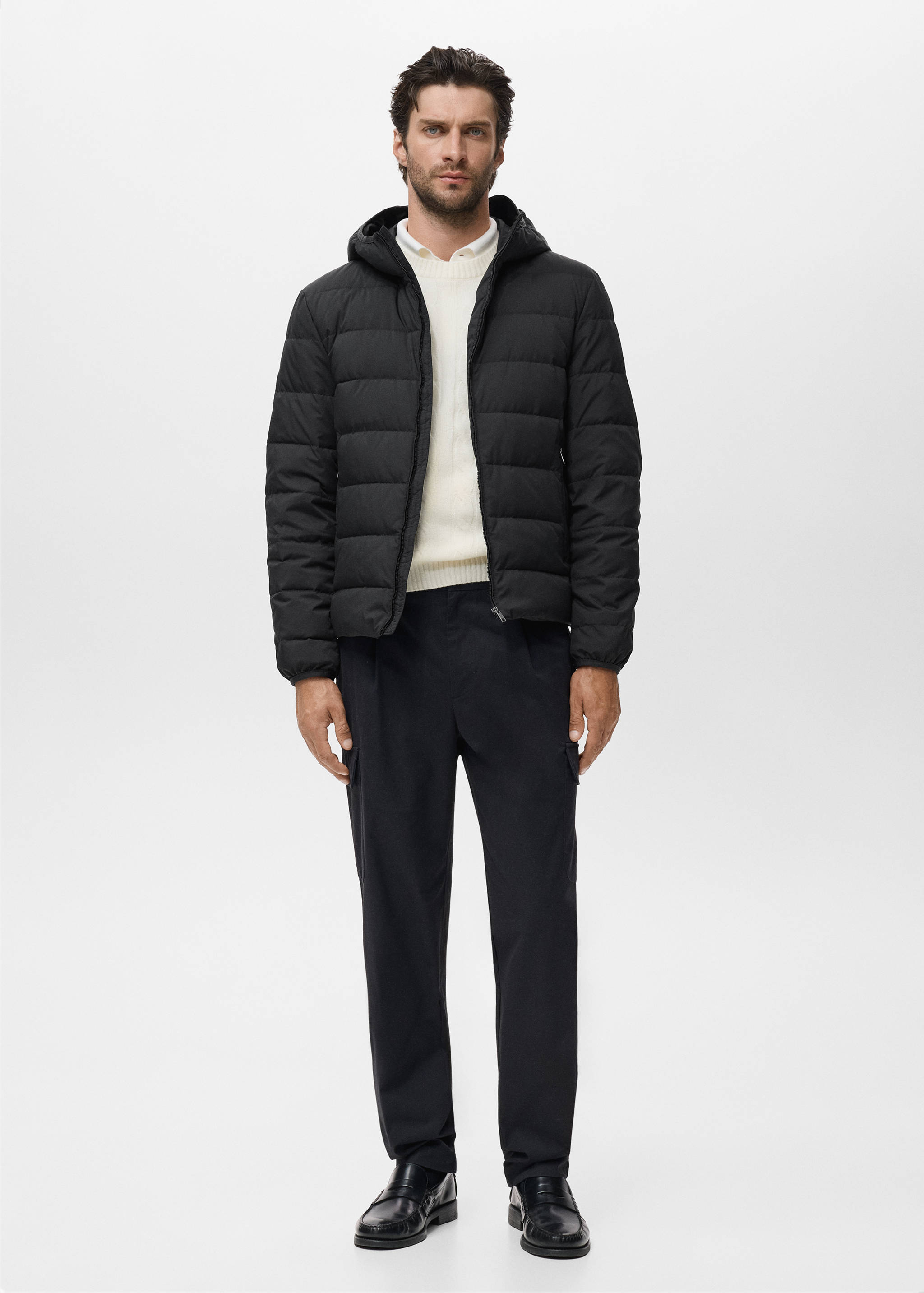 Packable down feather puffer jacket - General plane