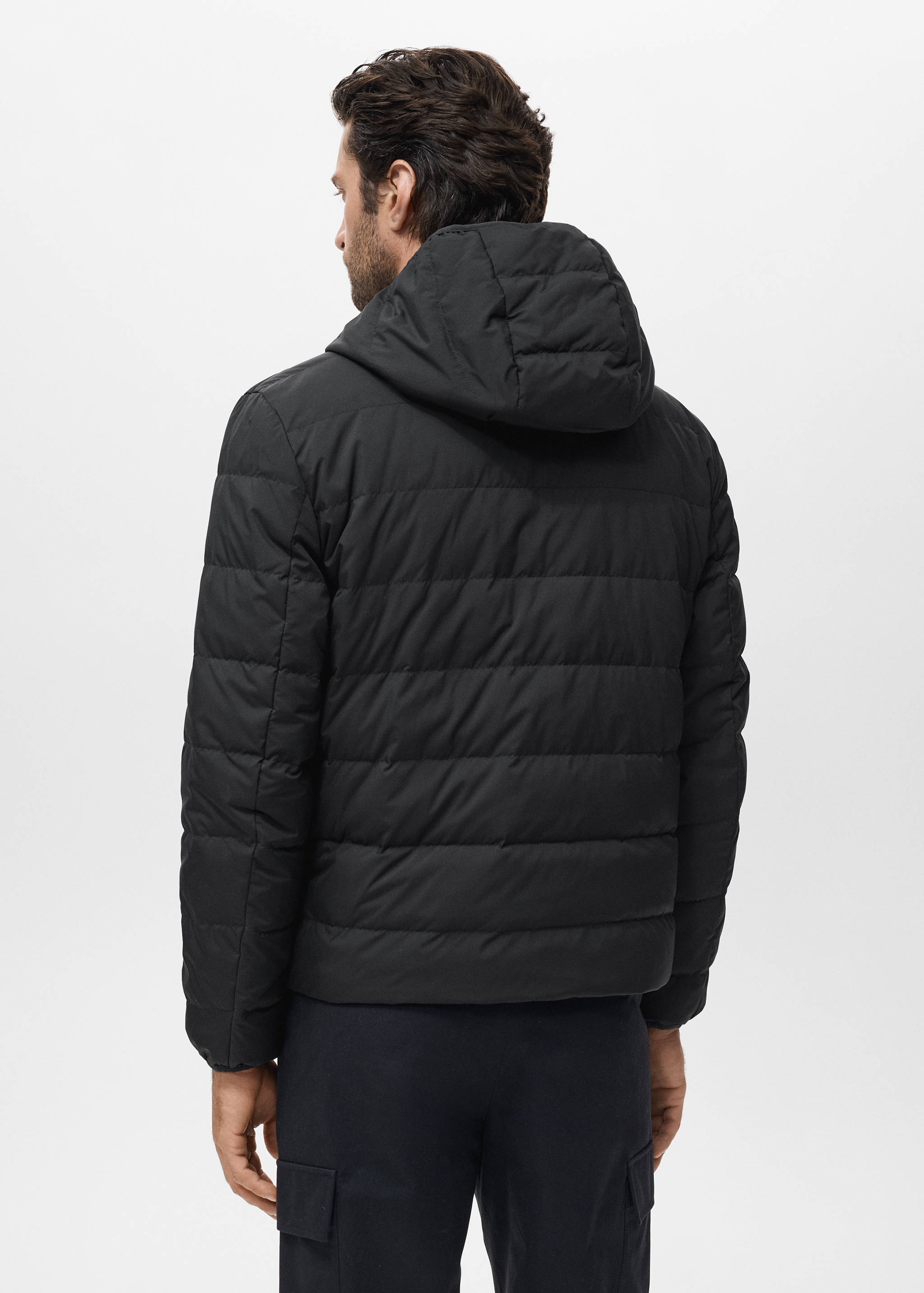 Packable down feather puffer jacket - Reverse of the article